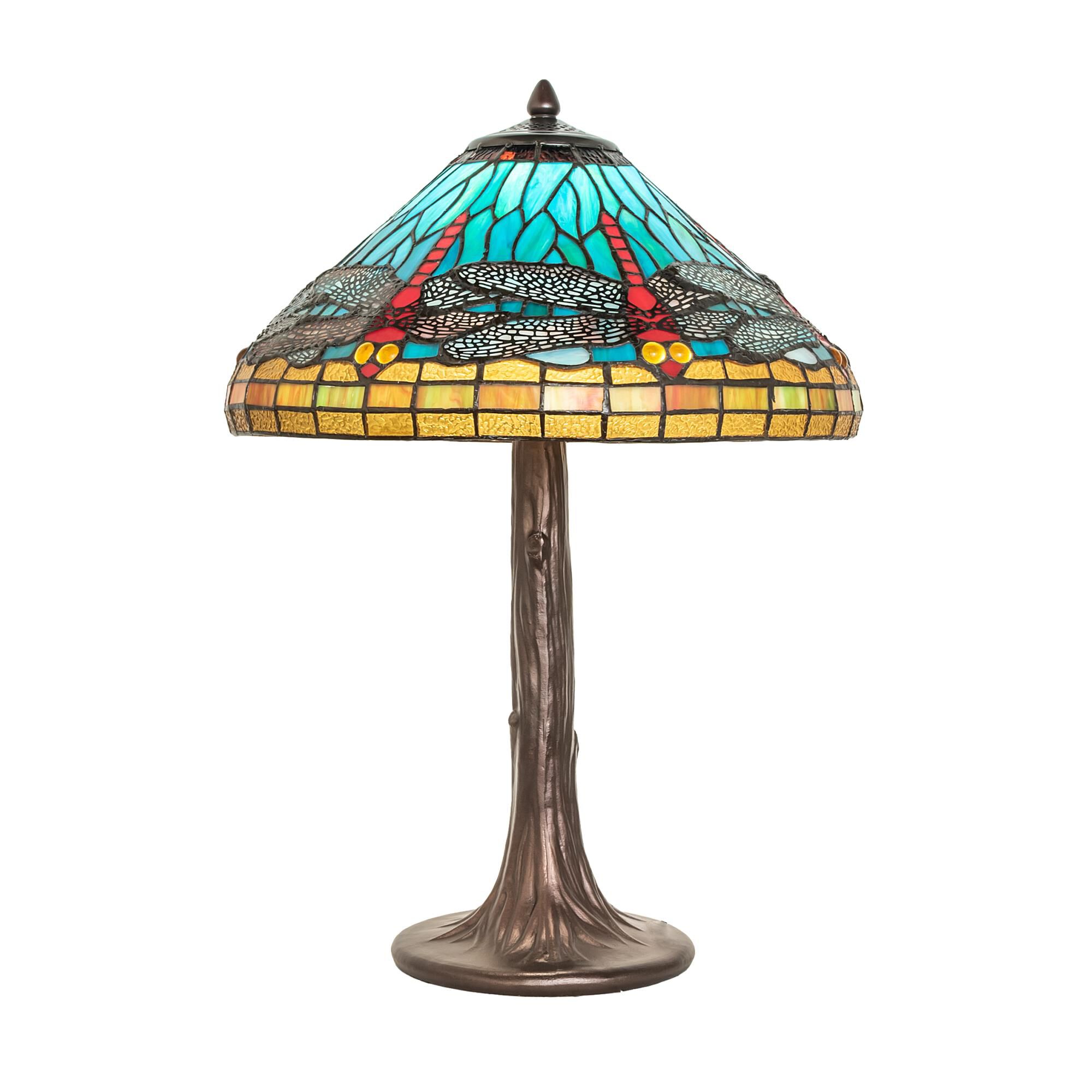 Tiffany Dragonfly 23 Inch Table Lamp by Meyda Lighting