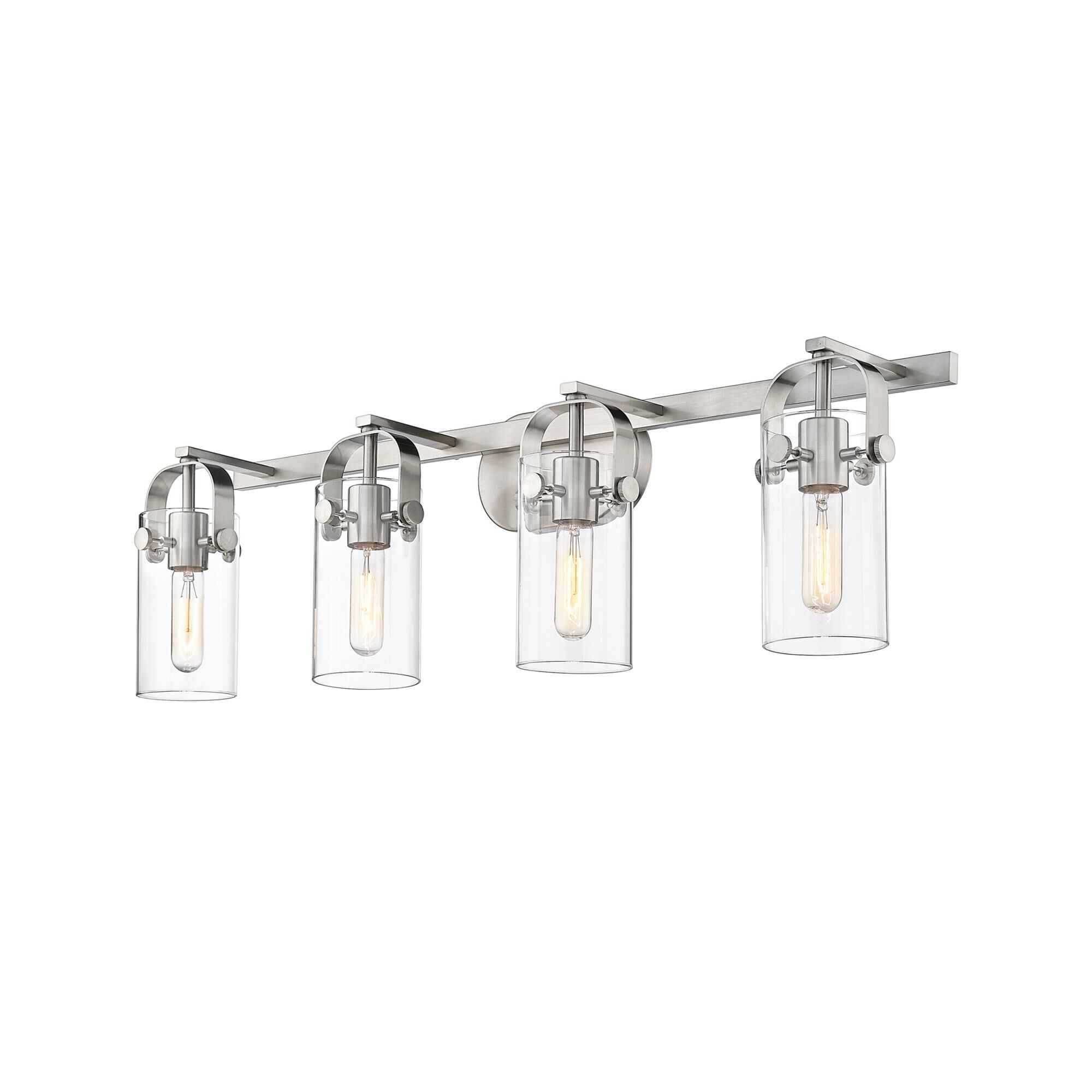Bruno Marashlian Pilaster Ii Cylinder 34 Inch 4 Light Bath Vanity Light by Innovations Lighting