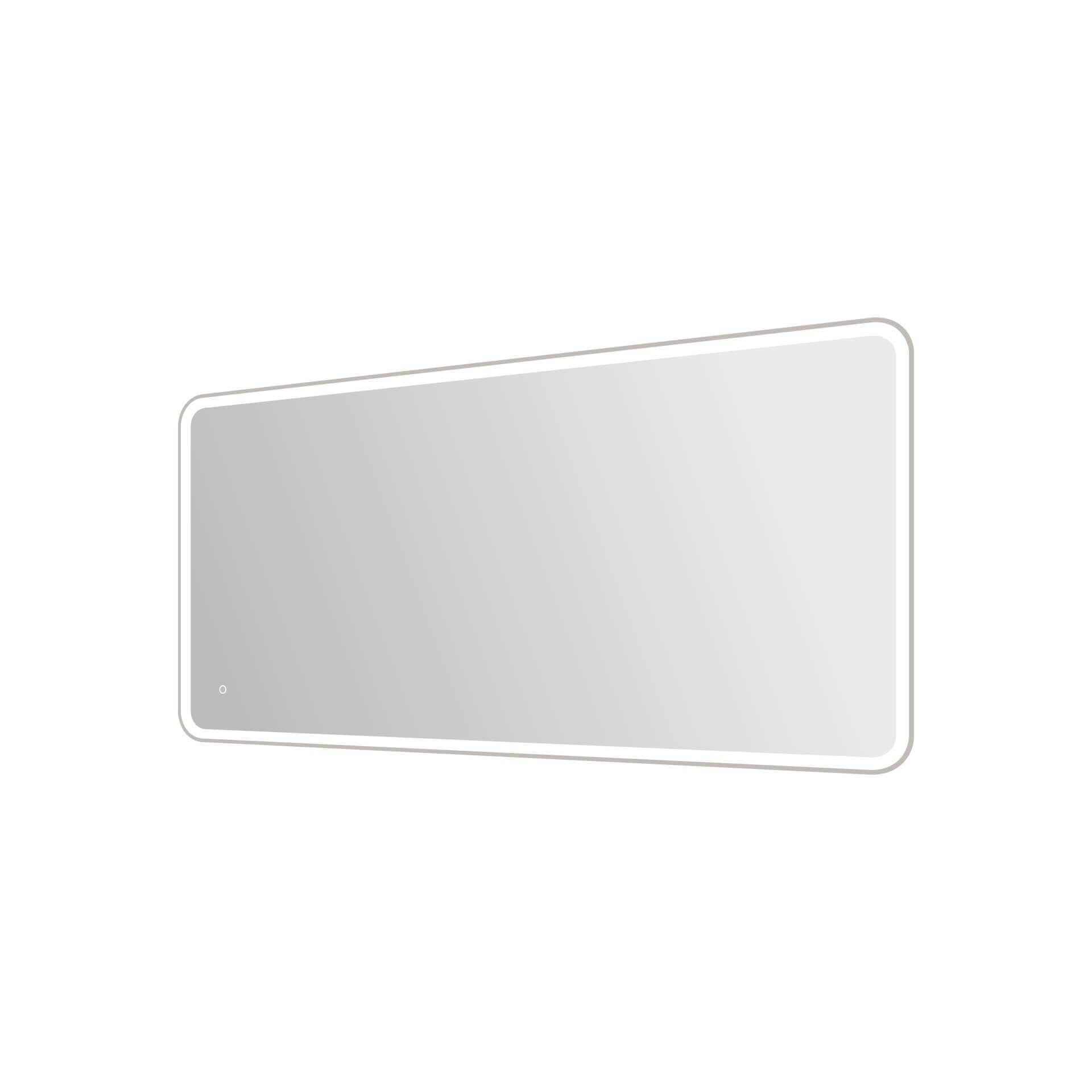 Harmoni 72 Inch Round LED Lighted Mirror by Elegant Decor