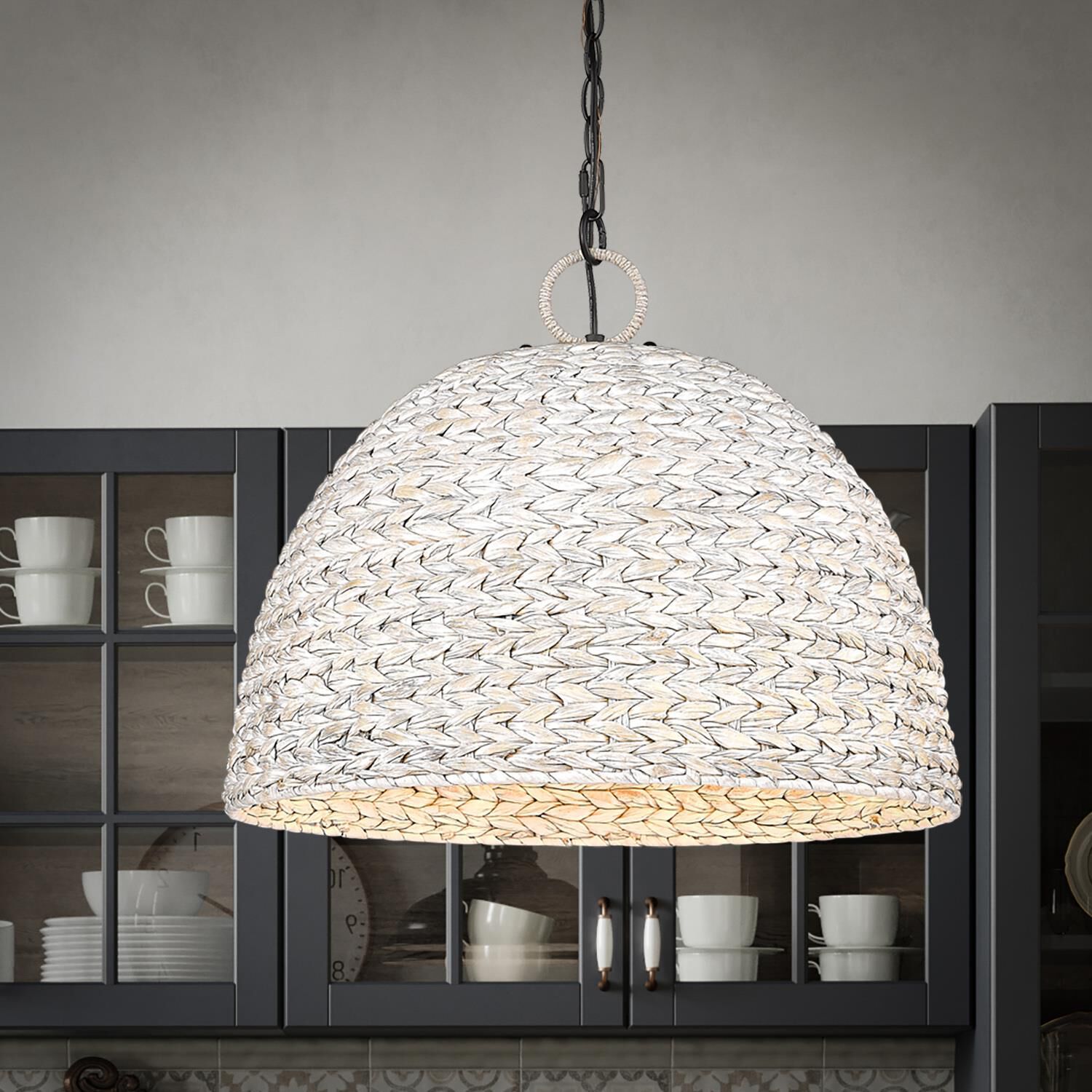Rue 21 Inch Large Pendant by Golden Lighting