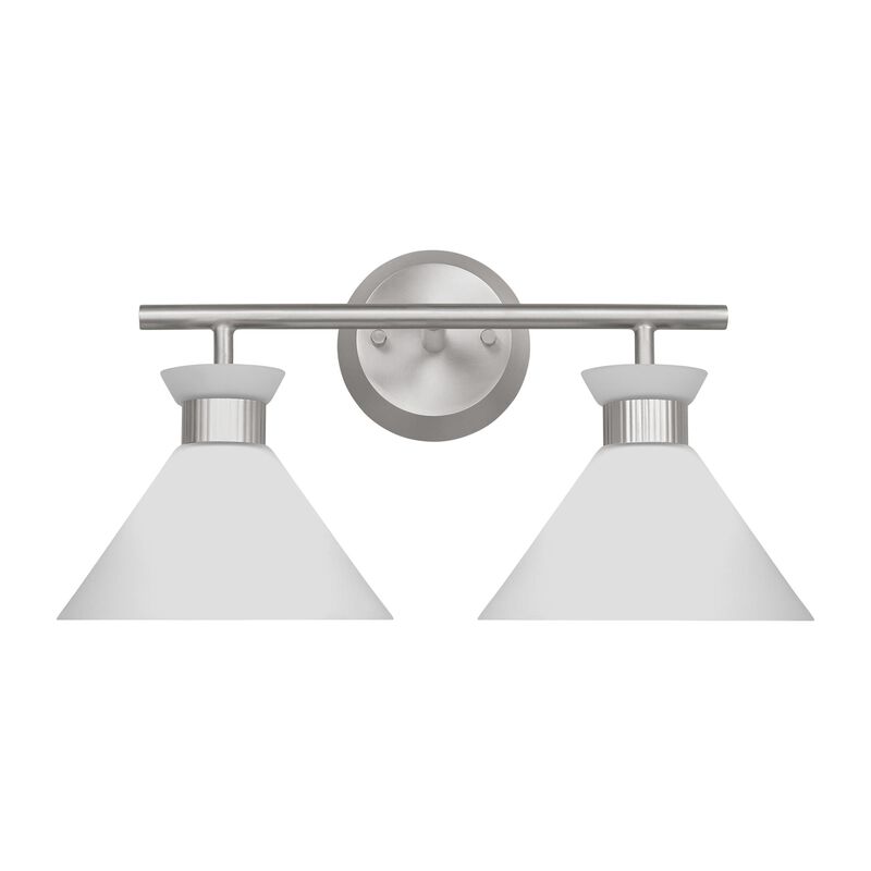 Drew & Jonathan Belcarra 17 Inch 2 Light Bath Vanity Light by Visual Comfort Studio