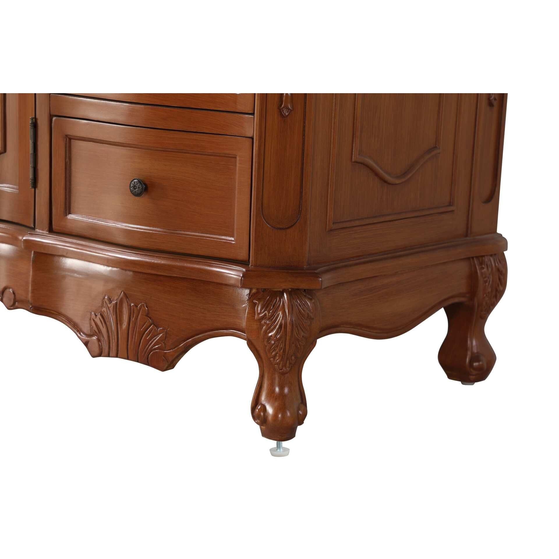 Shown in Teak finish