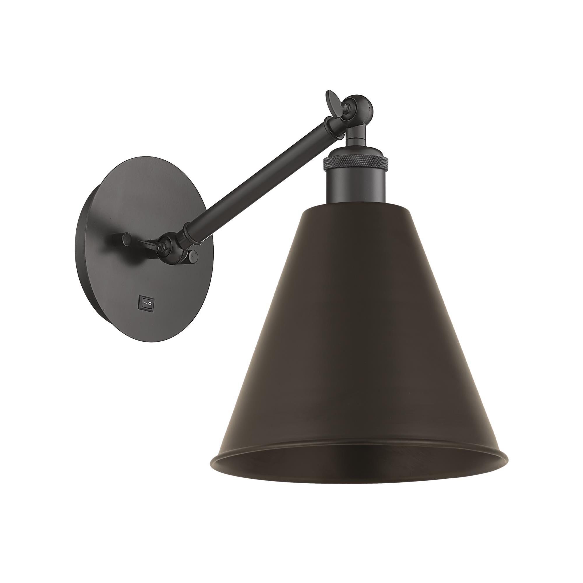 Shown in Oil Rubbed Bronze finish and Clear glass and Oil Rubbed Bronze Ballston Cone shade