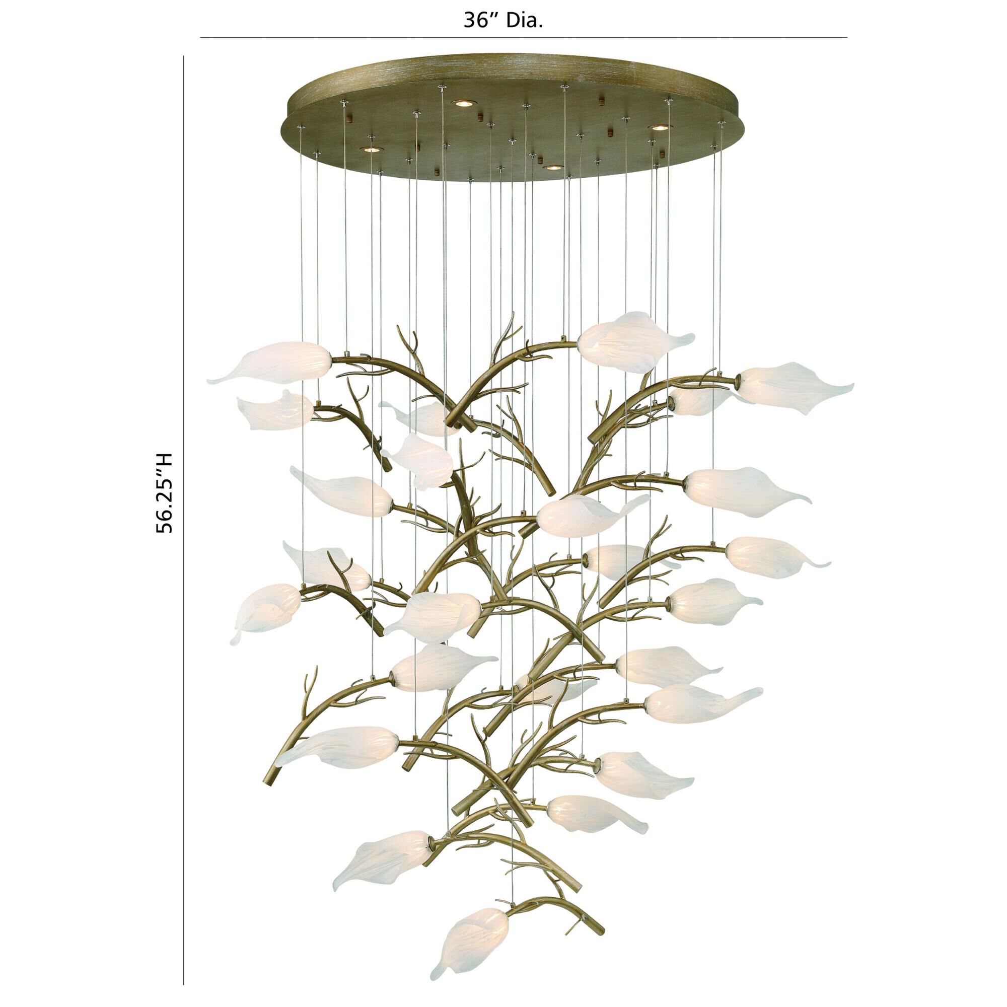 Matera 36 Inch 25 Light Multi Light Pendant,