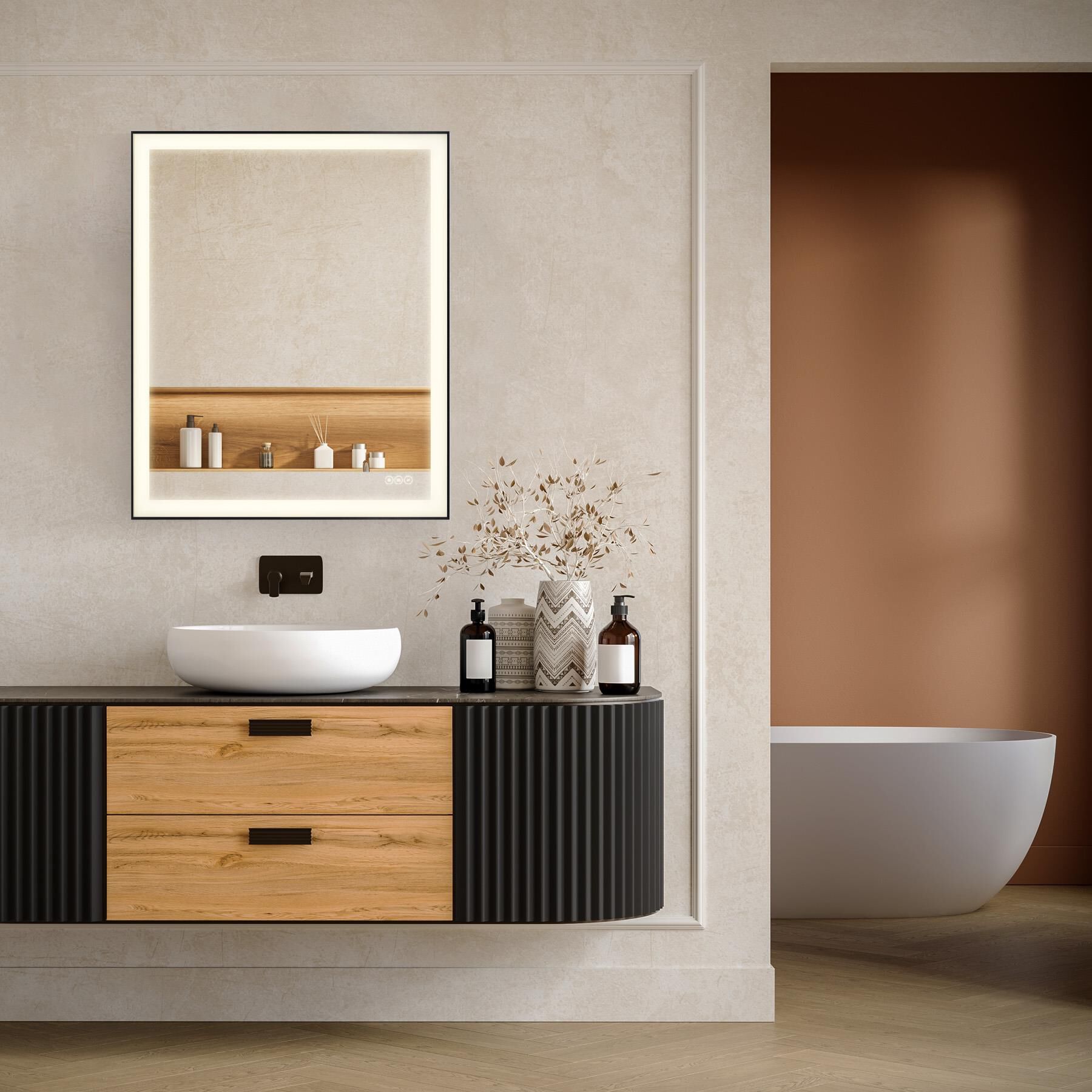 Shown in Black finish