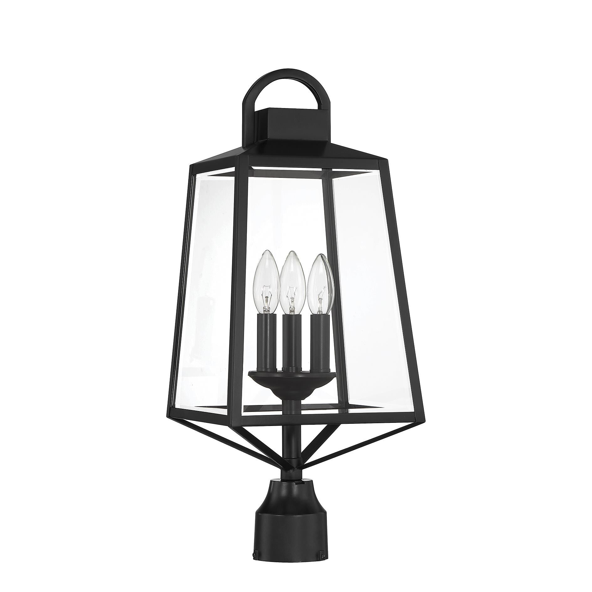 Lighting One Inglewood 22 Inch Tall 3 Light Outdoor Post Lamp by Savoy House