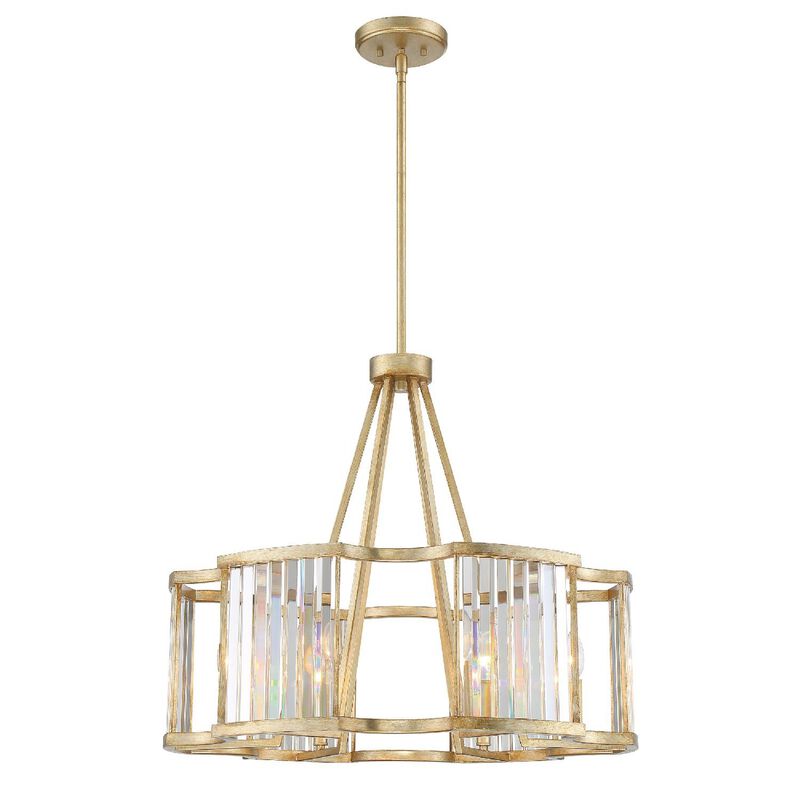 Darcy 27 Inch 6 Light Chandelier by Crystorama