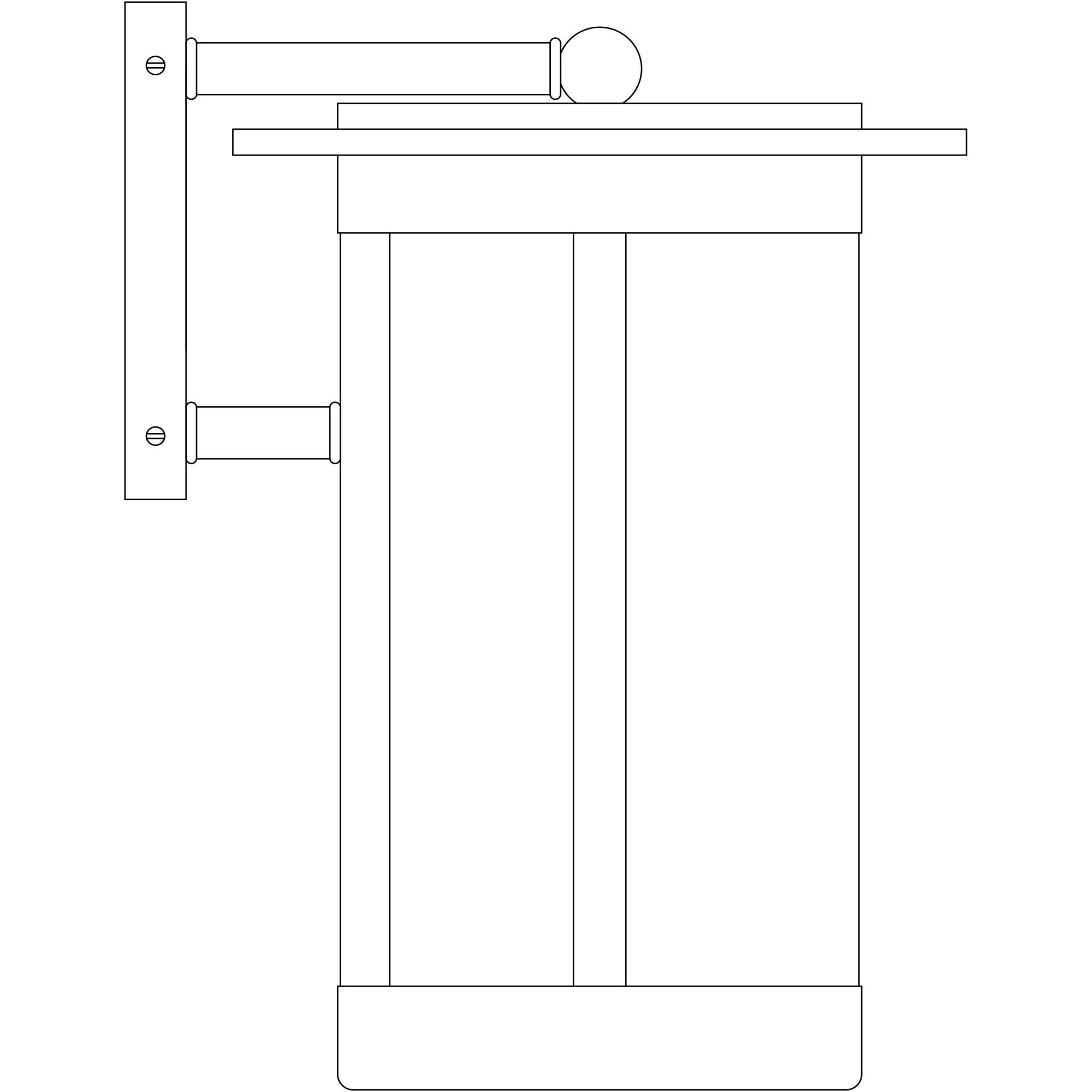 Santorini 13 Inch Tall 1 Light Outdoor Wall Light by Arroyo Craftsman