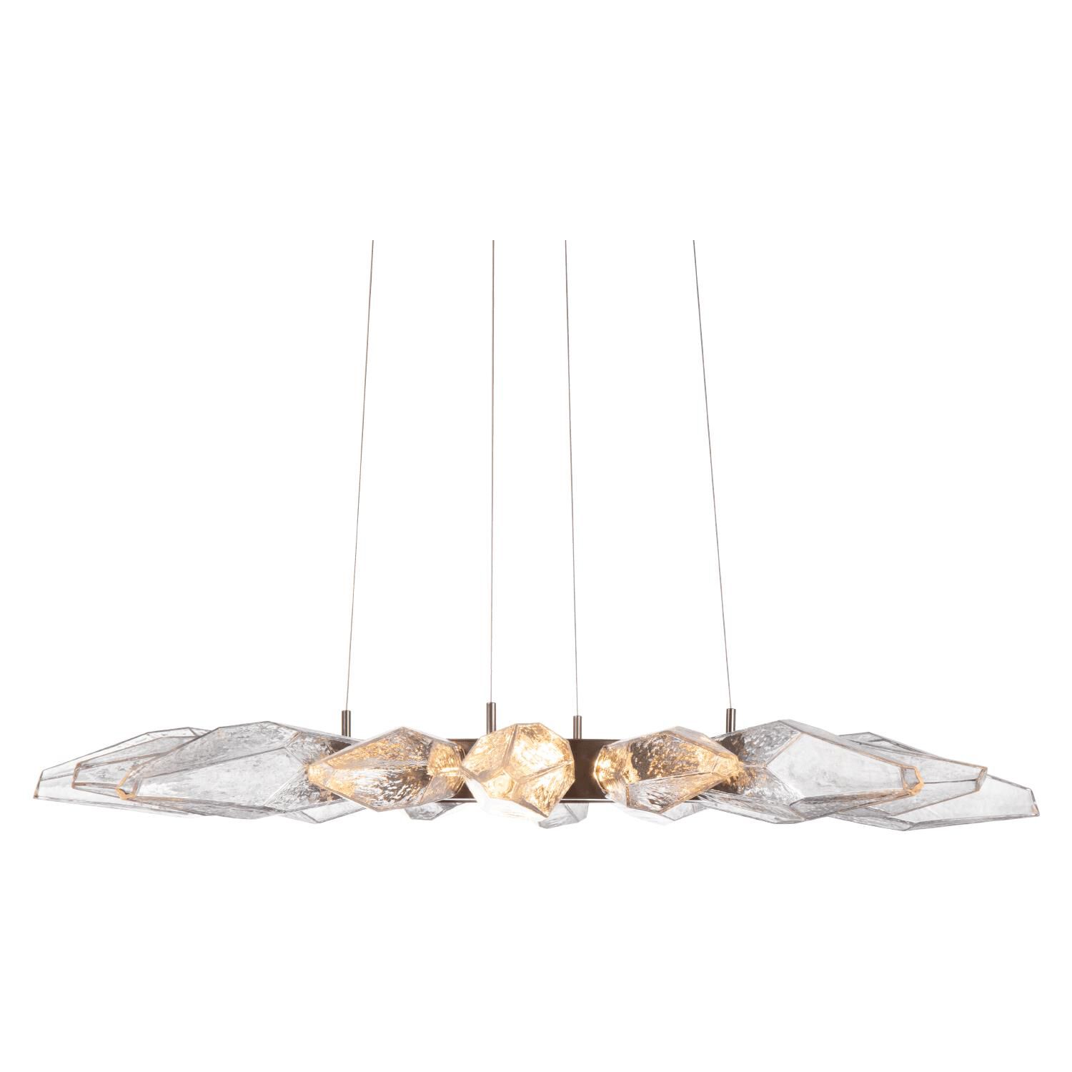Rock Crystal 41 Inch 20 Light LED Chandelier by Hammerton Studio
