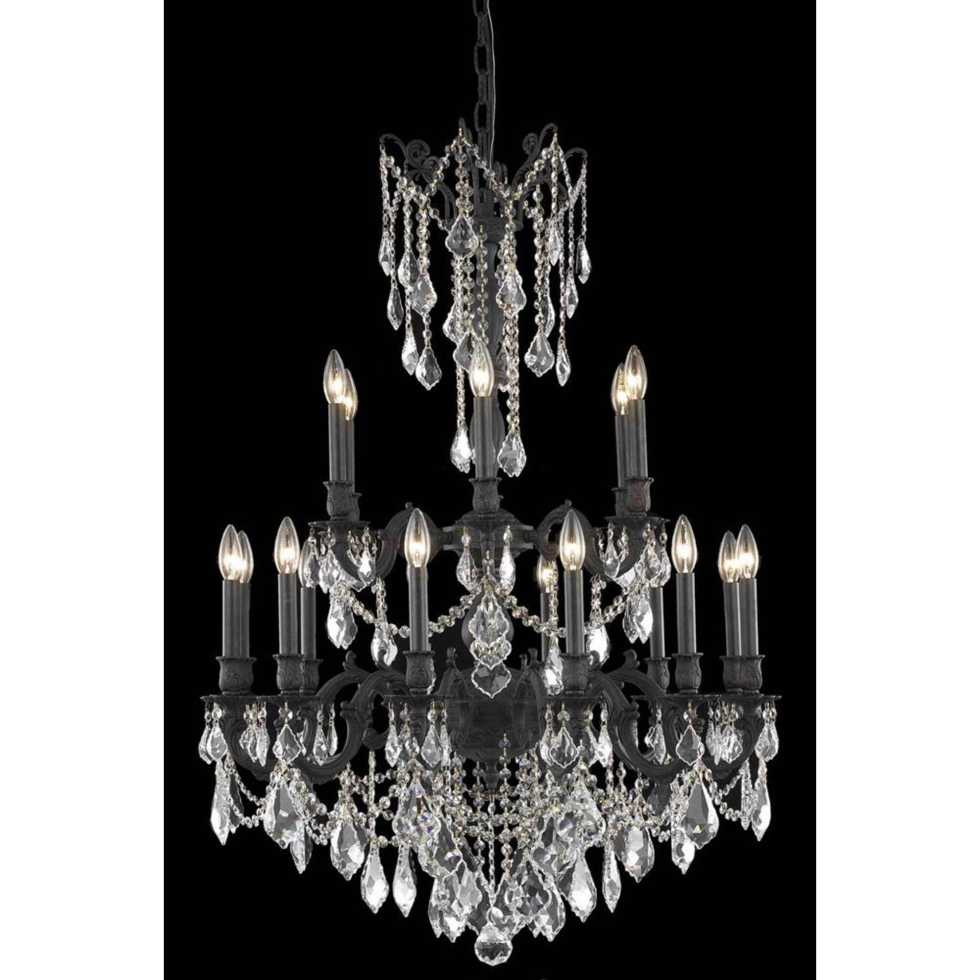 Rosalia 32 Inch 18 Light Chandelier by Elegant Lighting