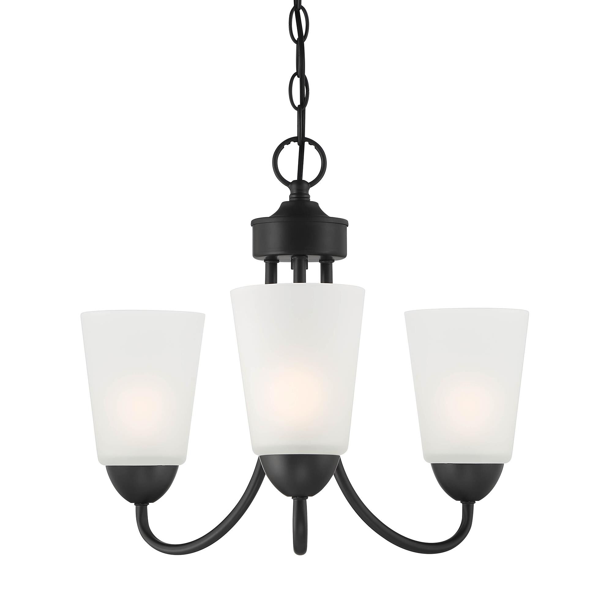 Malone 18 Inch 3 Light Mini Chandelier by Designers Fountain