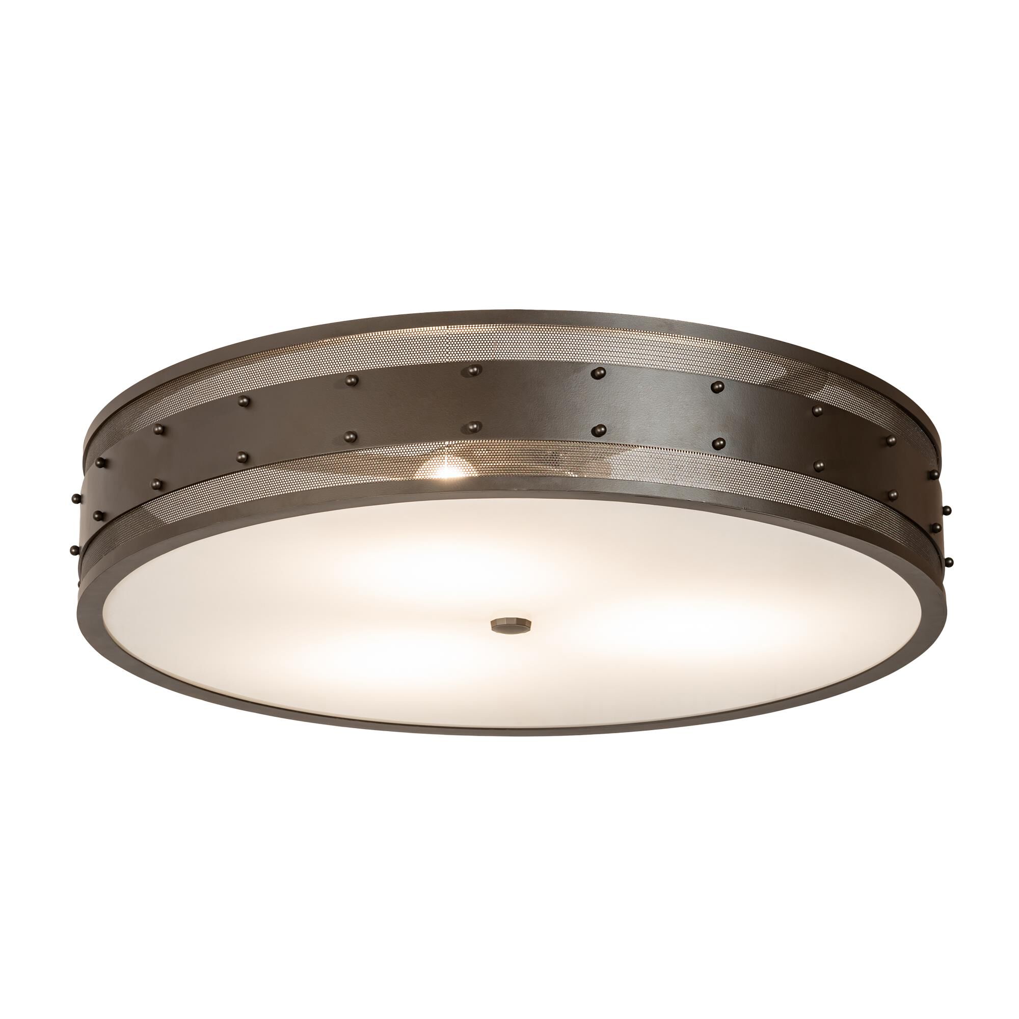 Nolan 30 Inch 3 Light Flush Mount by Meyda Lighting
