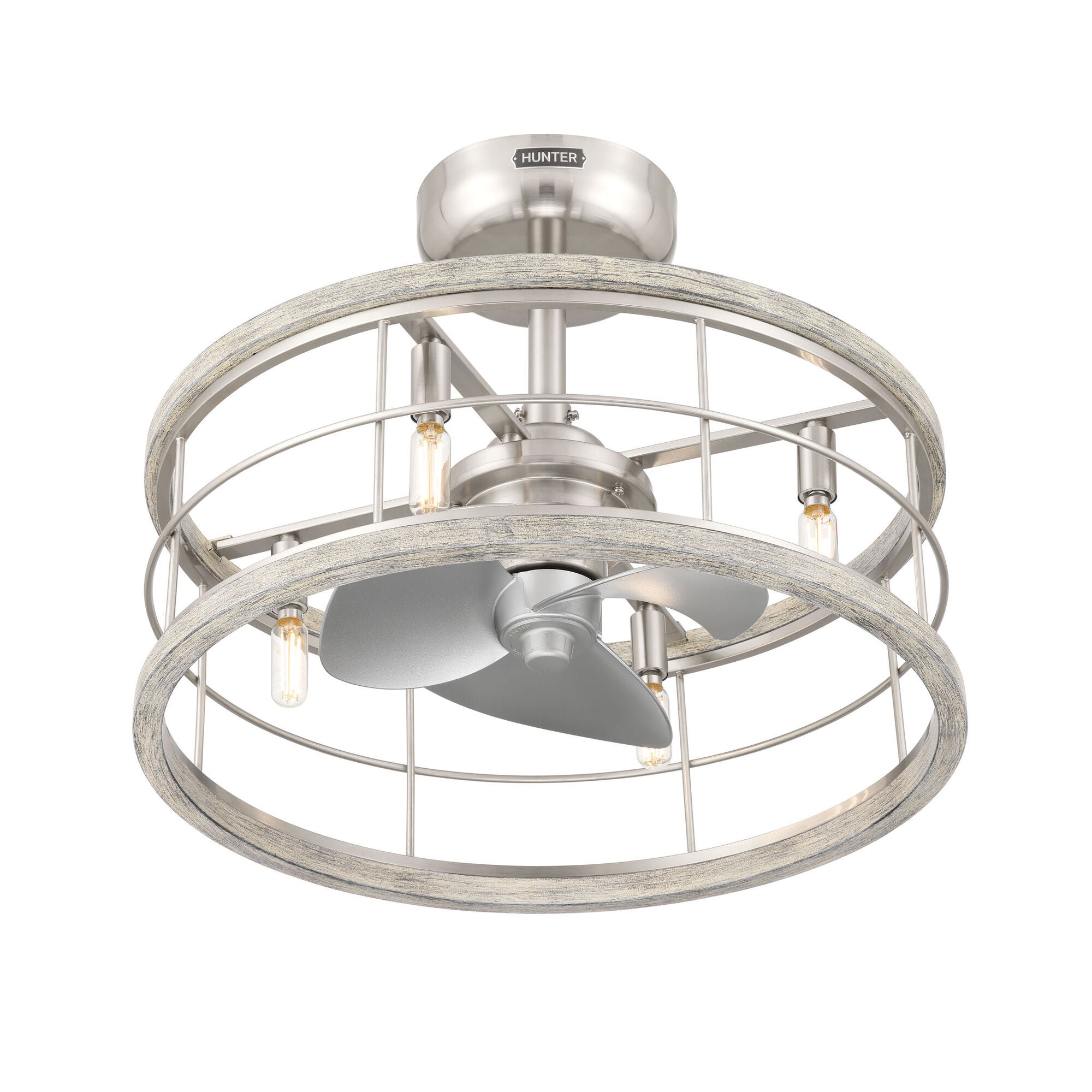 Haven 22 Inch Chandelier Ceiling Fan with Light Kit,