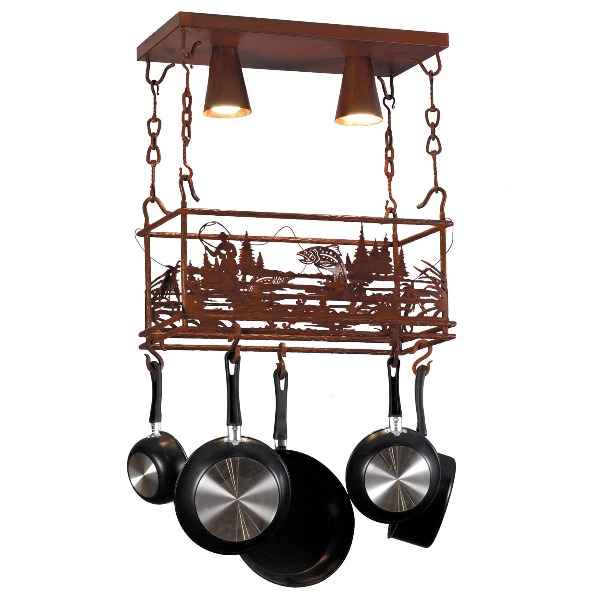 Shown in Rust Finish finish