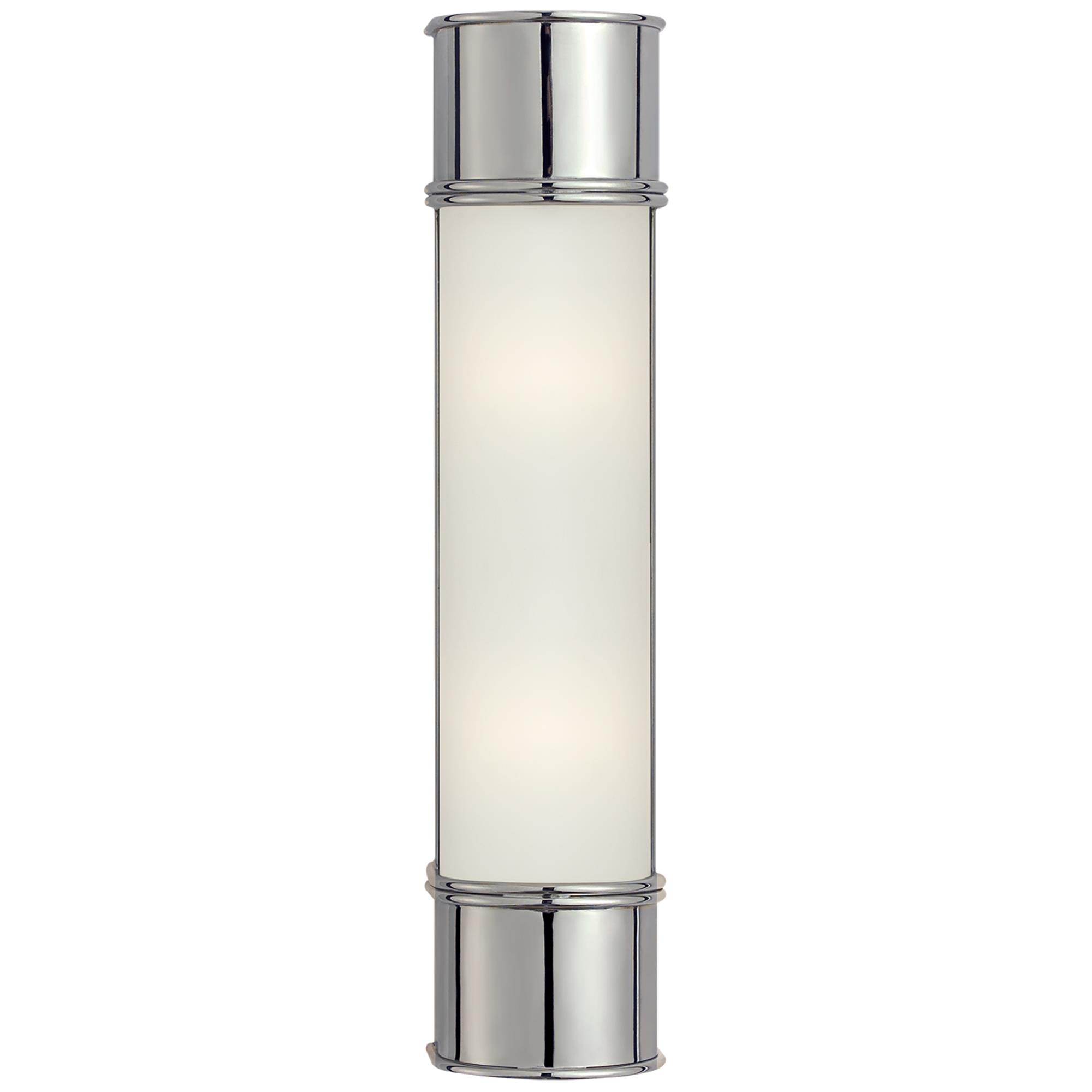 Shown in Chrome finish and Frosted glass