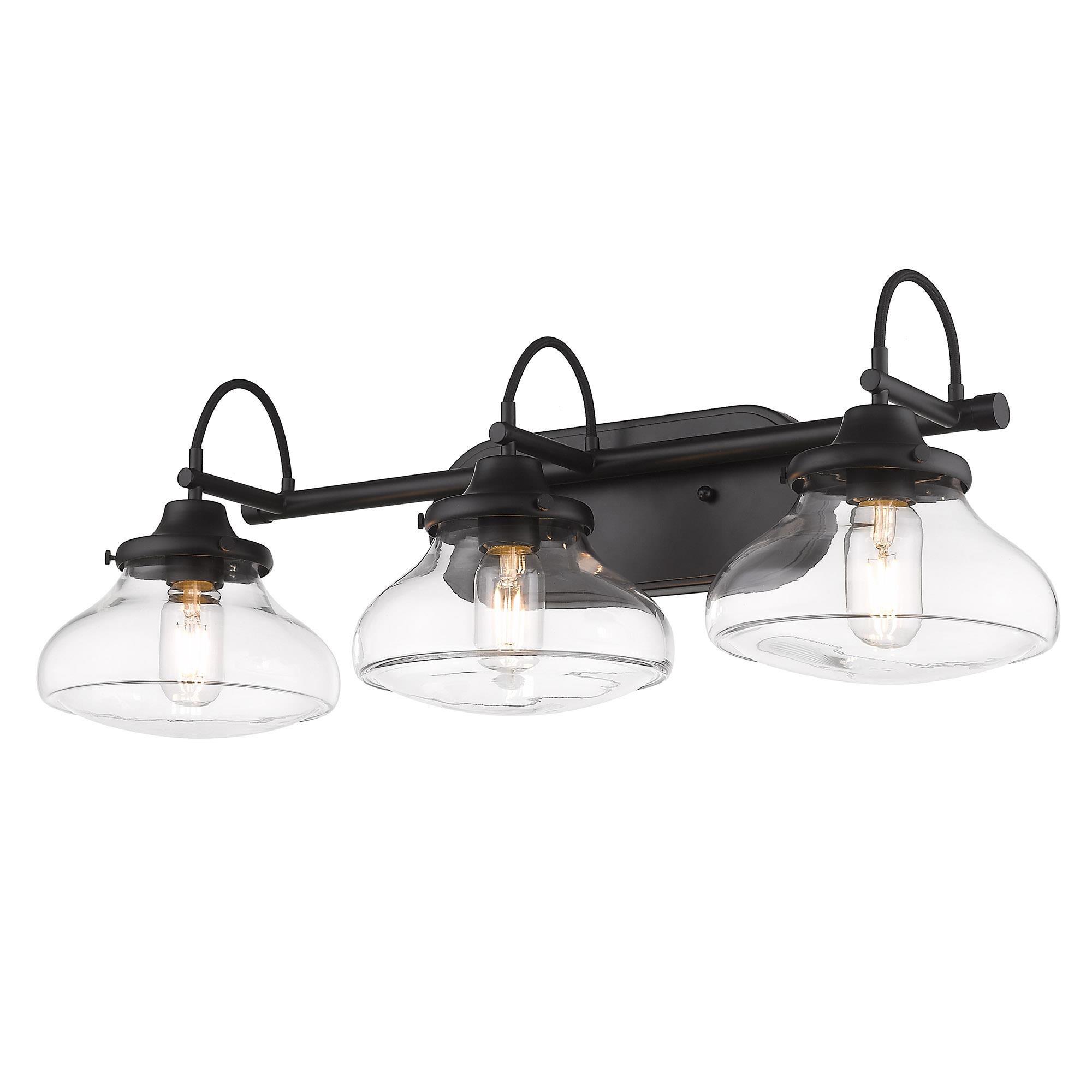 Nash 28 Inch 3 Light Bath Vanity Light by Golden Lighting