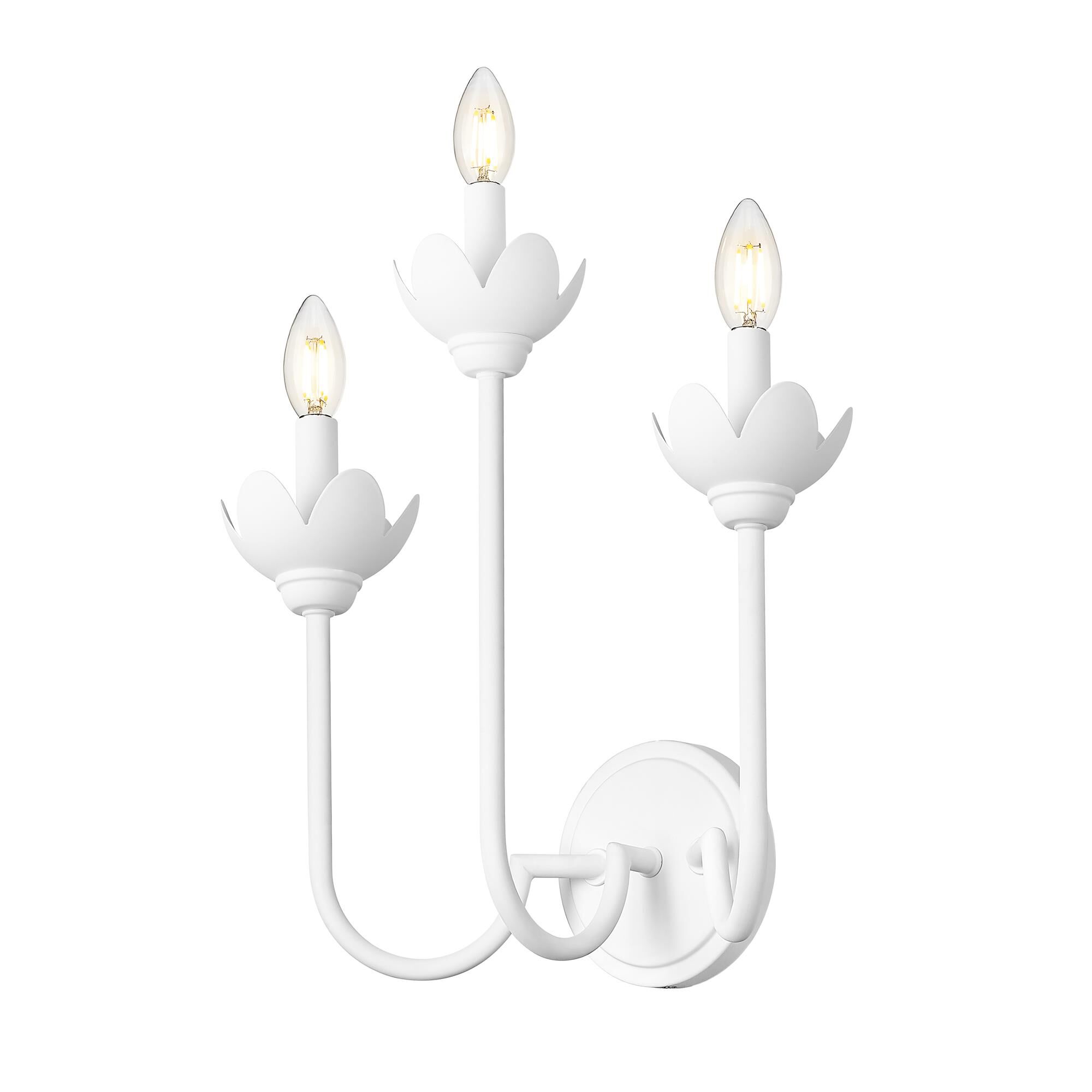 Shown in Textured White finish and Clear Ribbed glass and Clear Ribbed shade