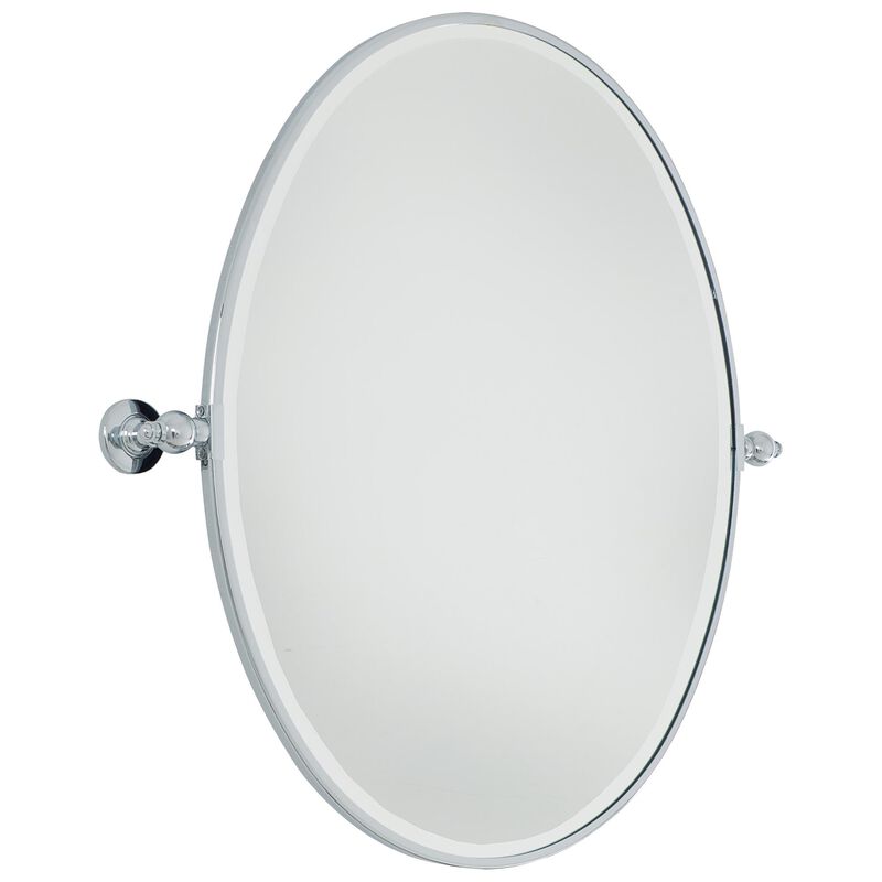 LARGE OVAL MIRROR - BEVELED Bathroom Mirrors by Minka Lavery
