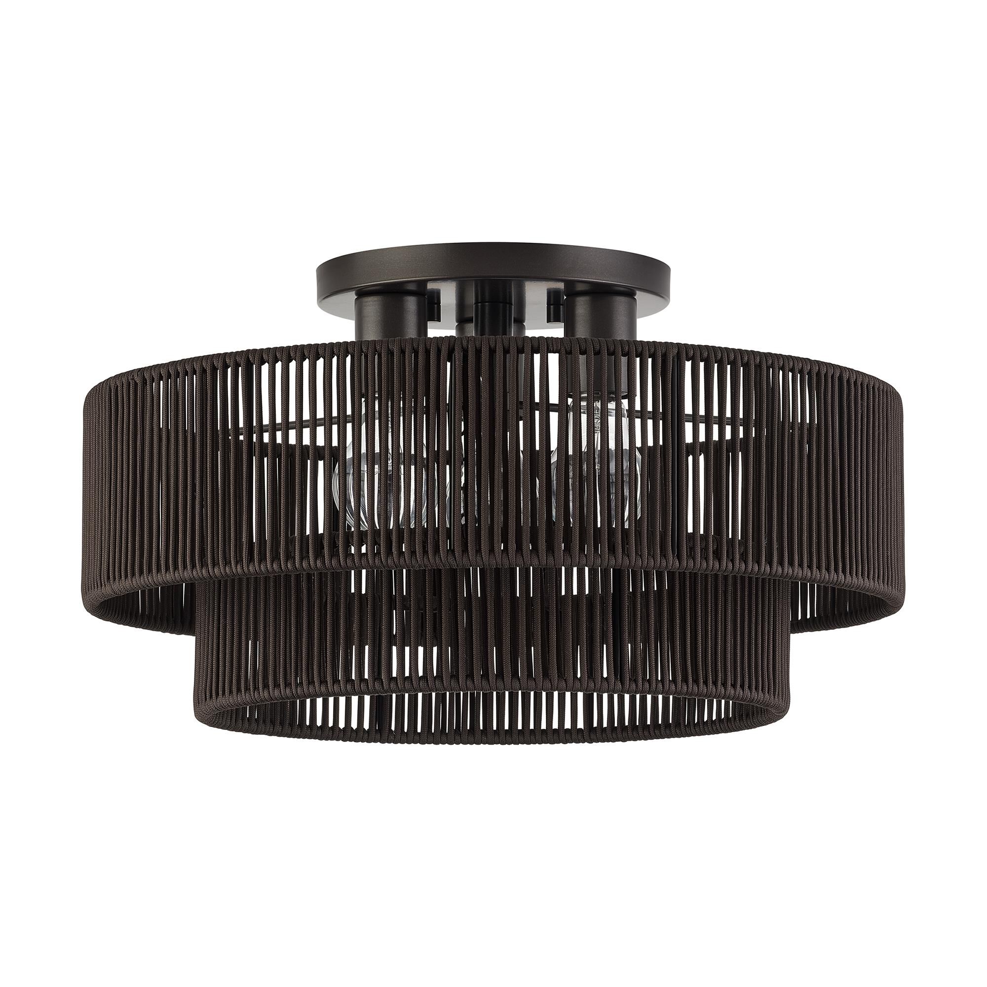 Acordia 18 Inch Semi Flush Mount by Livex Lighting