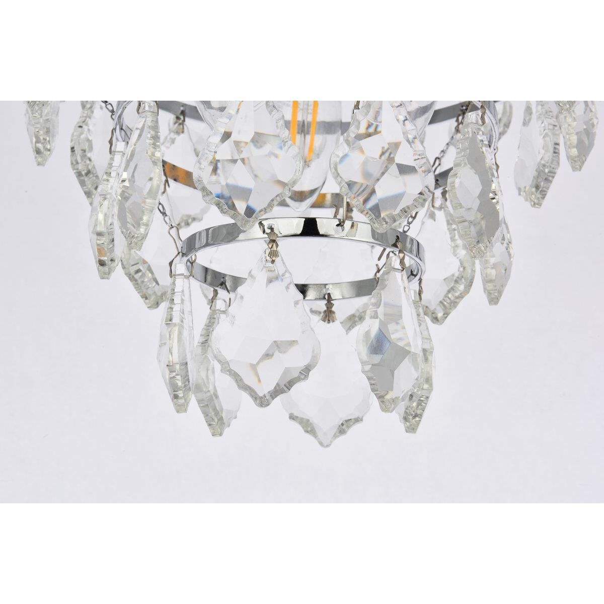 Ella 12 Inch 3 Light Flush Mount by Elegant Lighting