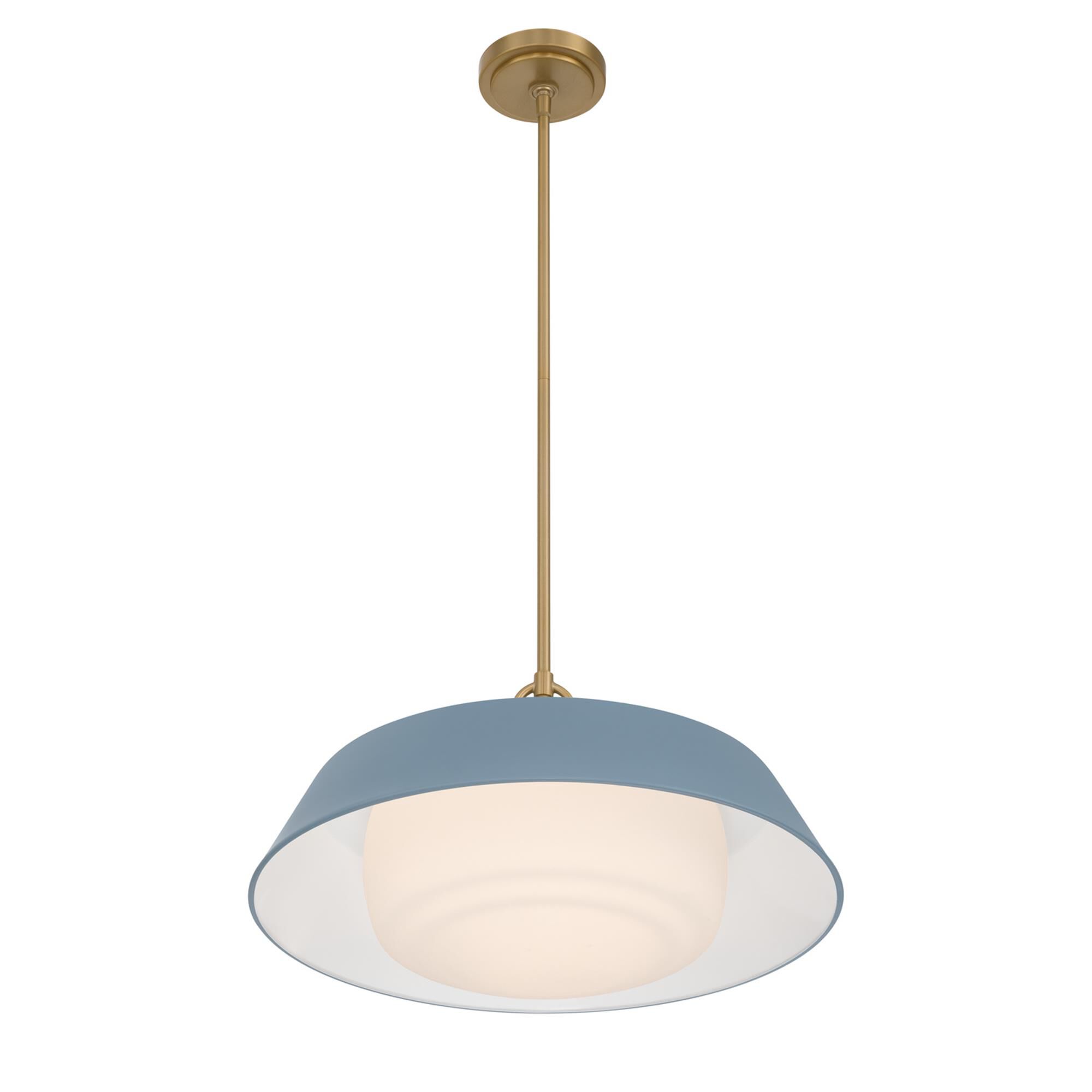Shown in Vibrant Gold finish and Steel glass and Steel shade