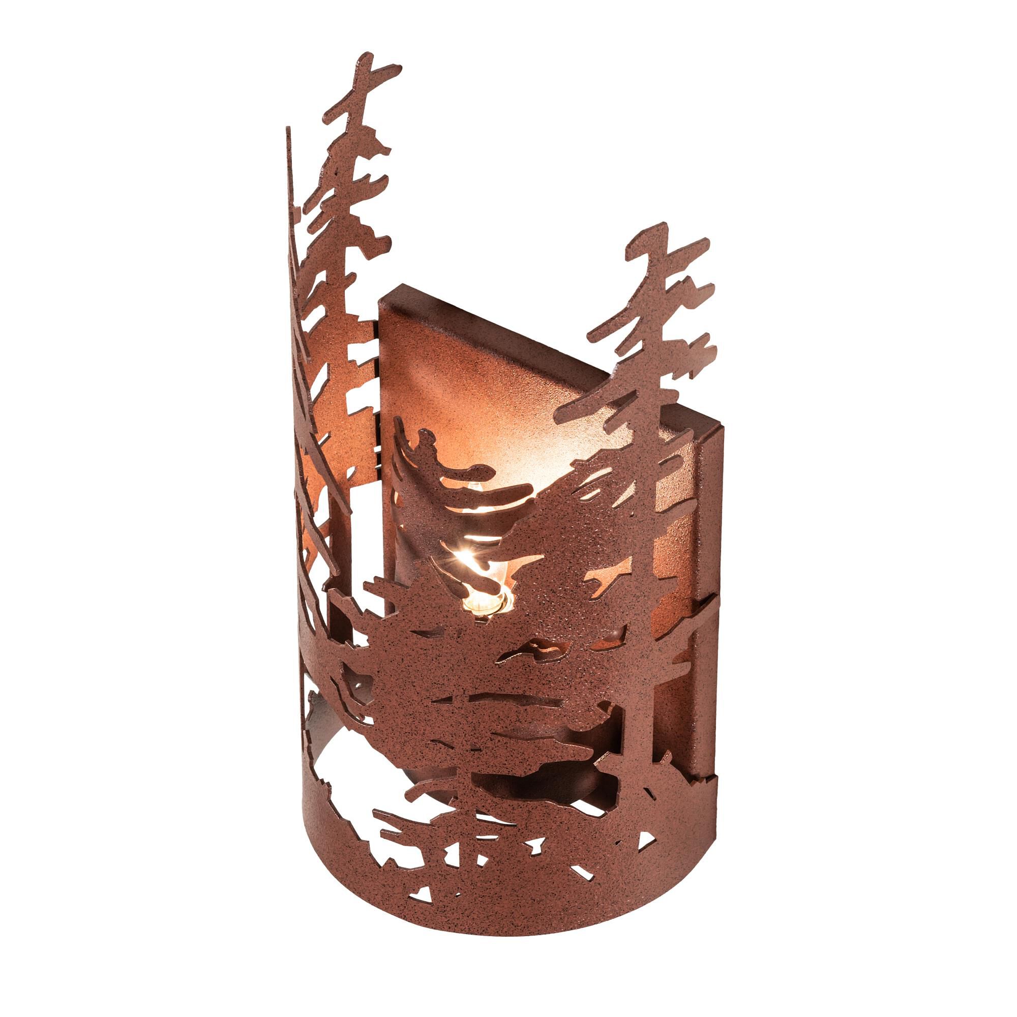 Meyda Lighting Tall Pines 11 Inch Tall Outdoor Wall Light