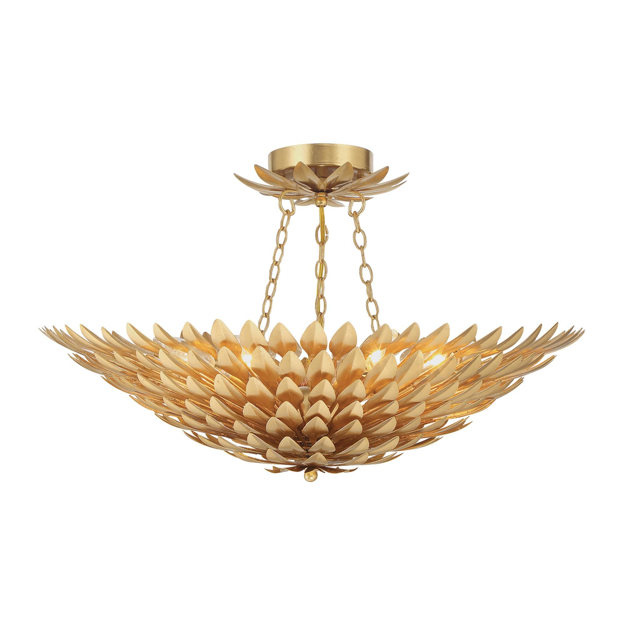Shown in Antique Gold finish