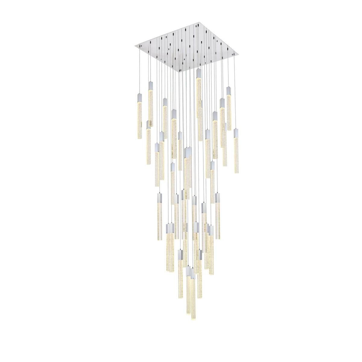 Weston 42 Inch 36 Light LED Multi Light Pendant by Elegant Lighting