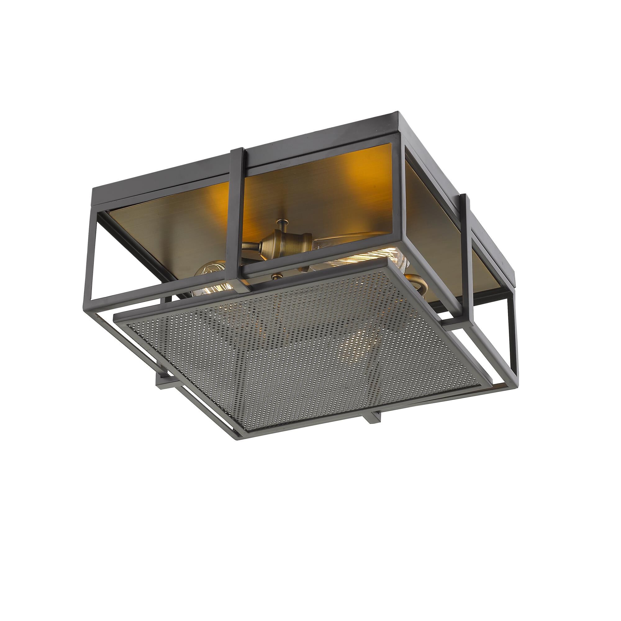 Halcyon 15 Inch 3 Light Flush Mount by Z-Lite