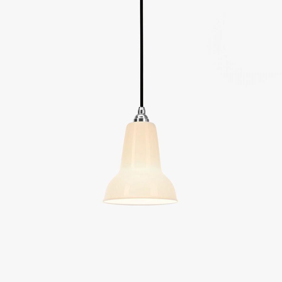 Shown in Pure White finish and Bone China shade