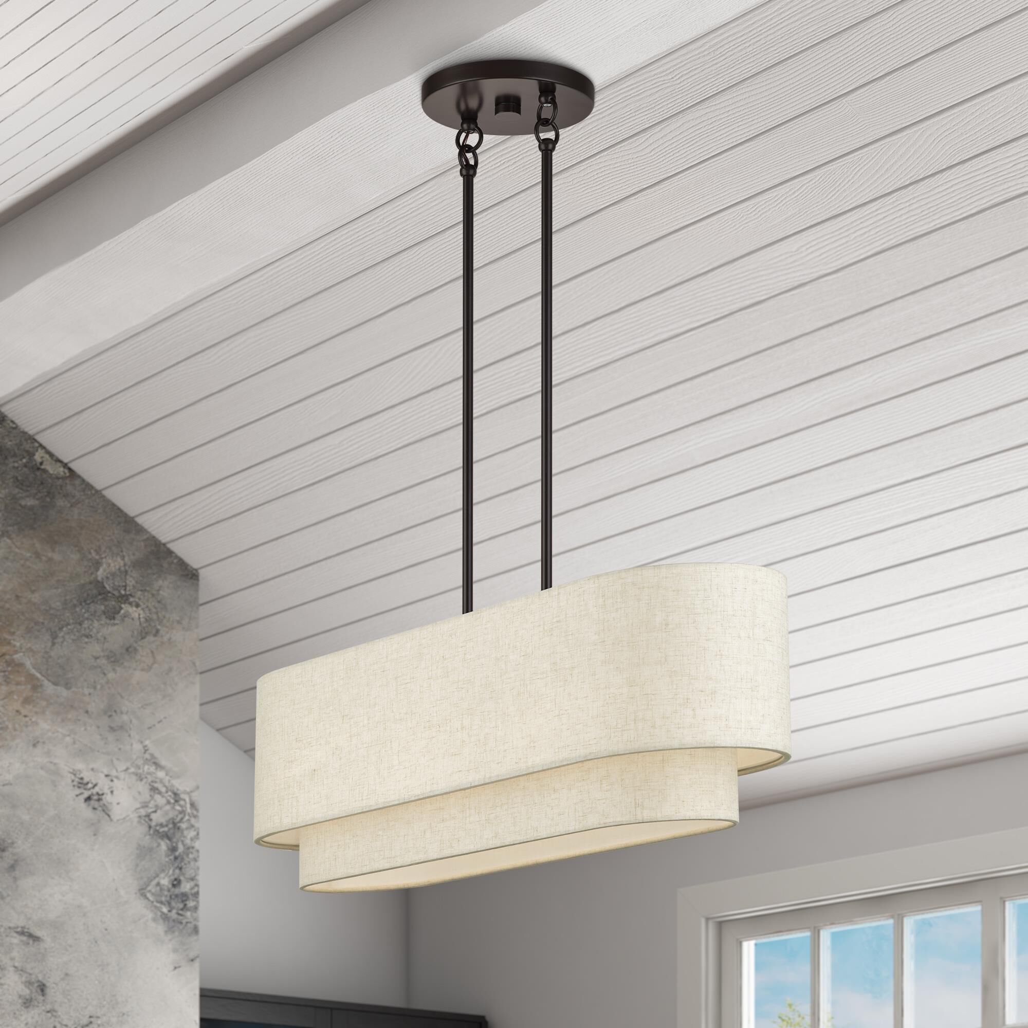 Manorwood 30 Inch Linear Suspension Light by Livex Lighting