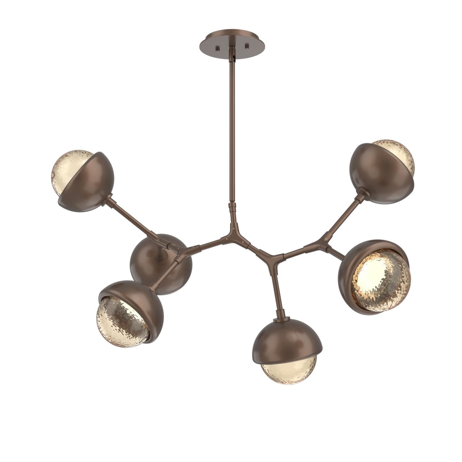 Levi Wilson Cabochon 31 Inch Linear Suspension Light by Hammerton Studio