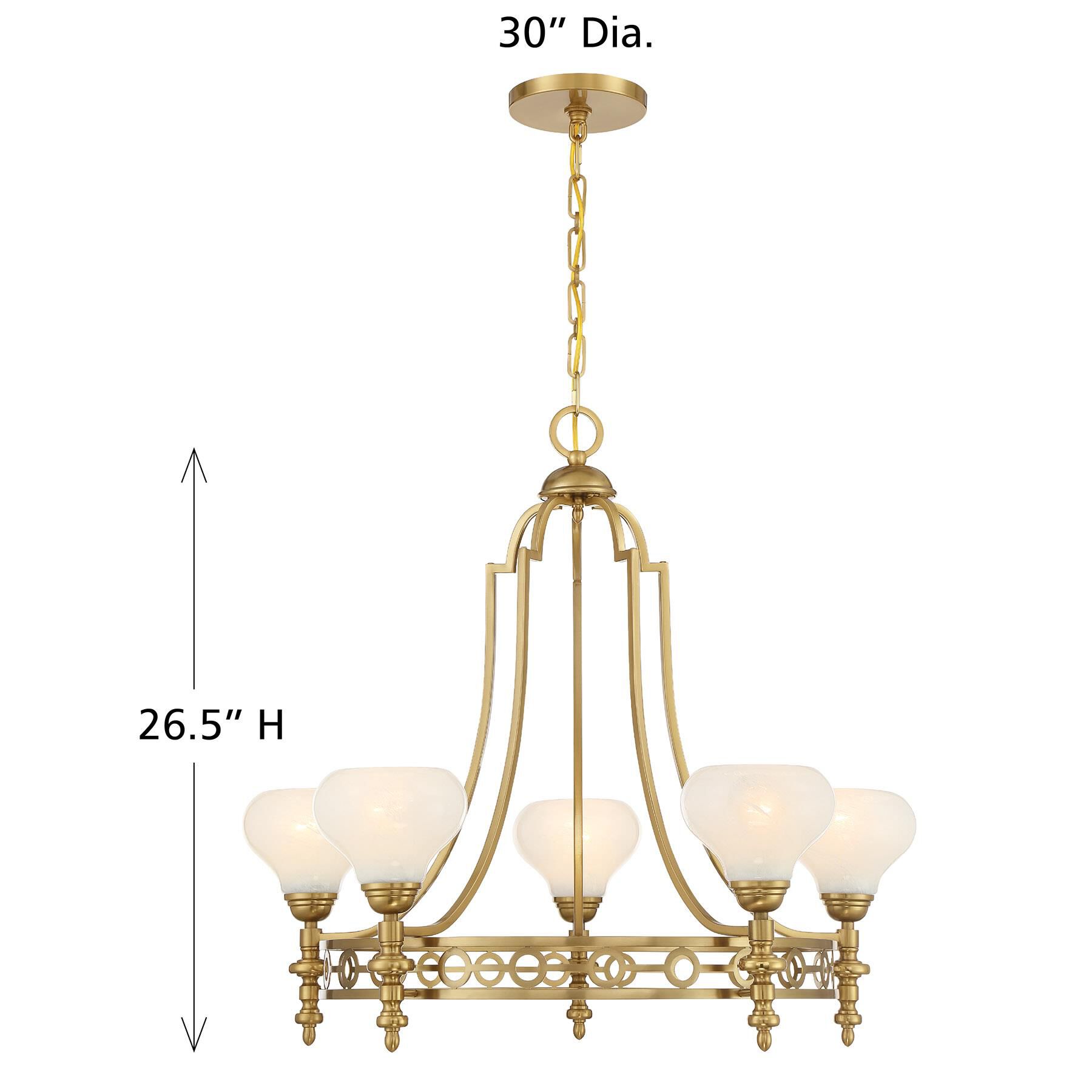 Allston 30 Inch Chandelier by Savoy House