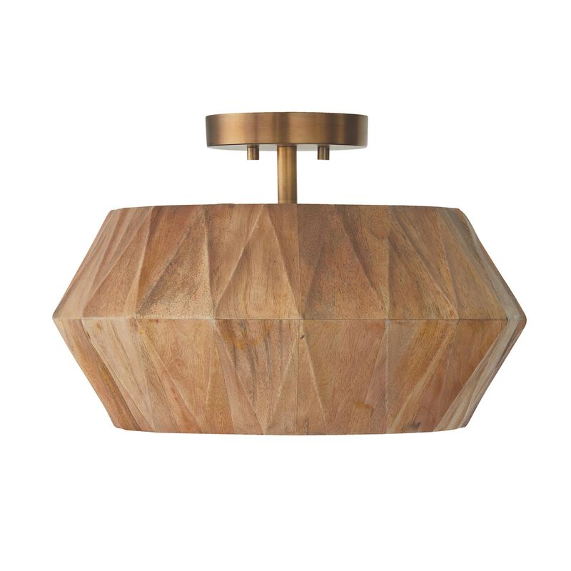 Nadeau 15 Inch 1 Light Semi Flush Mount by Capital Lighting Fixture Company