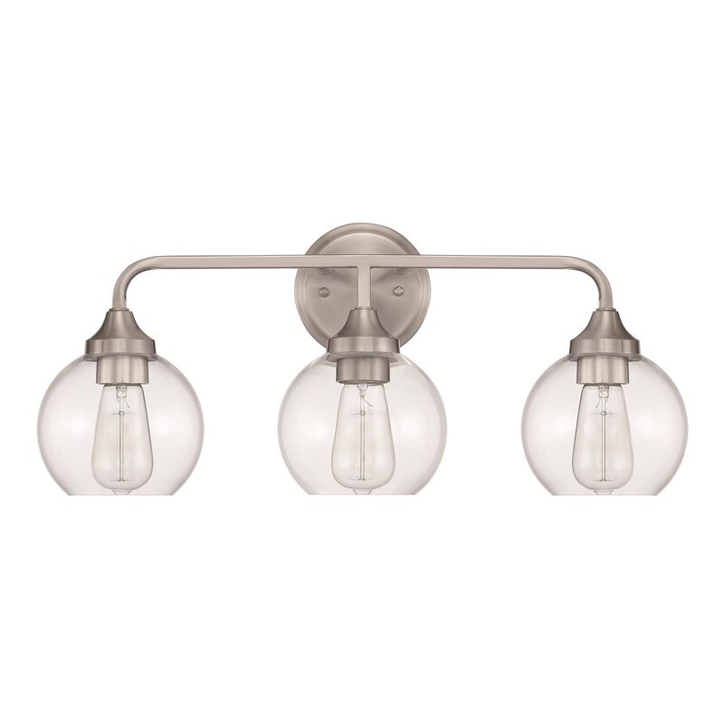 Glenda 22 Inch 3 Light Bath Vanity Light by Craftmade