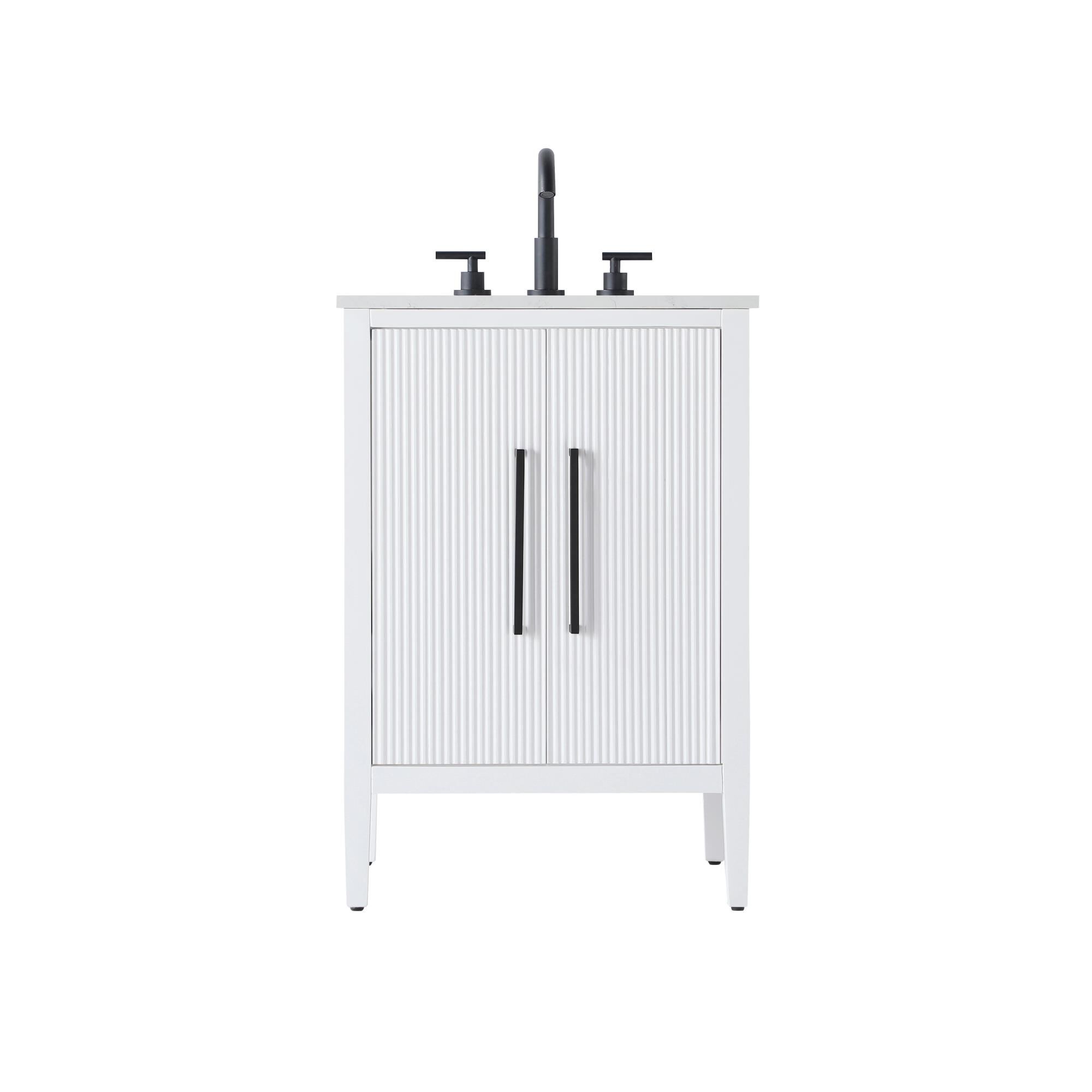 Shown in White finish