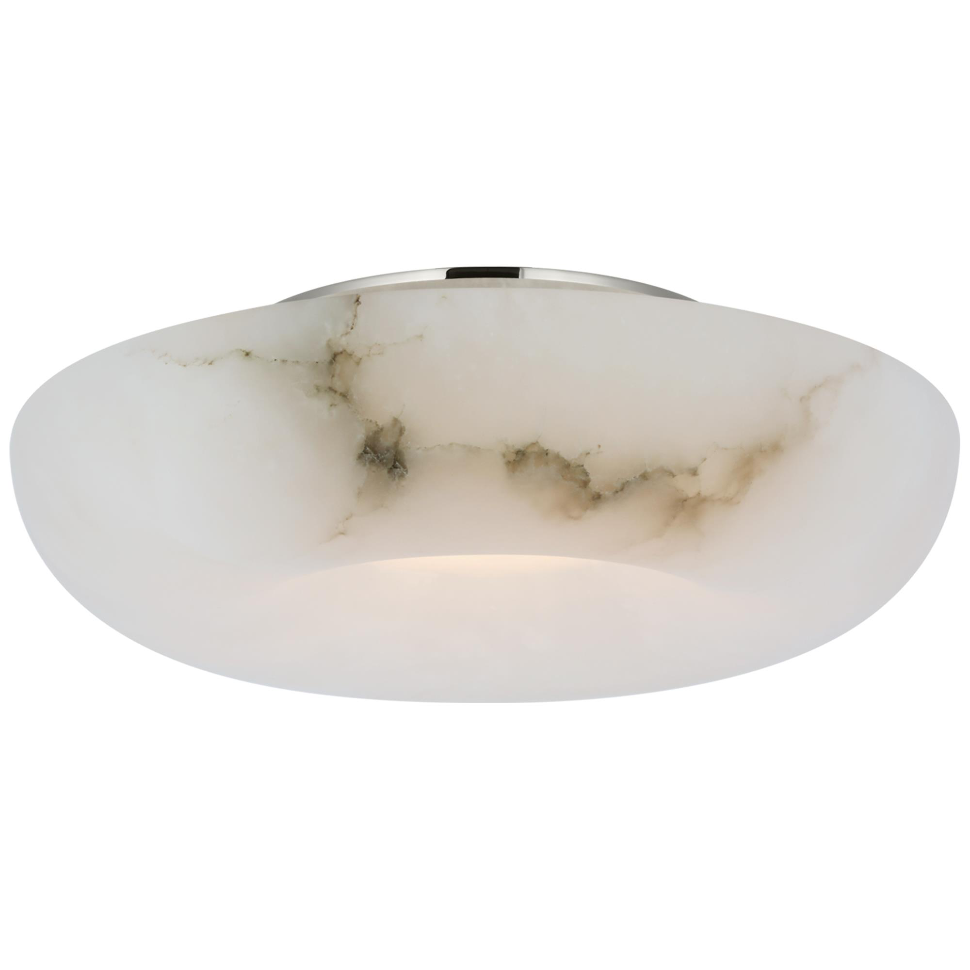 Shown in Alabaster and Polished Nickel finish