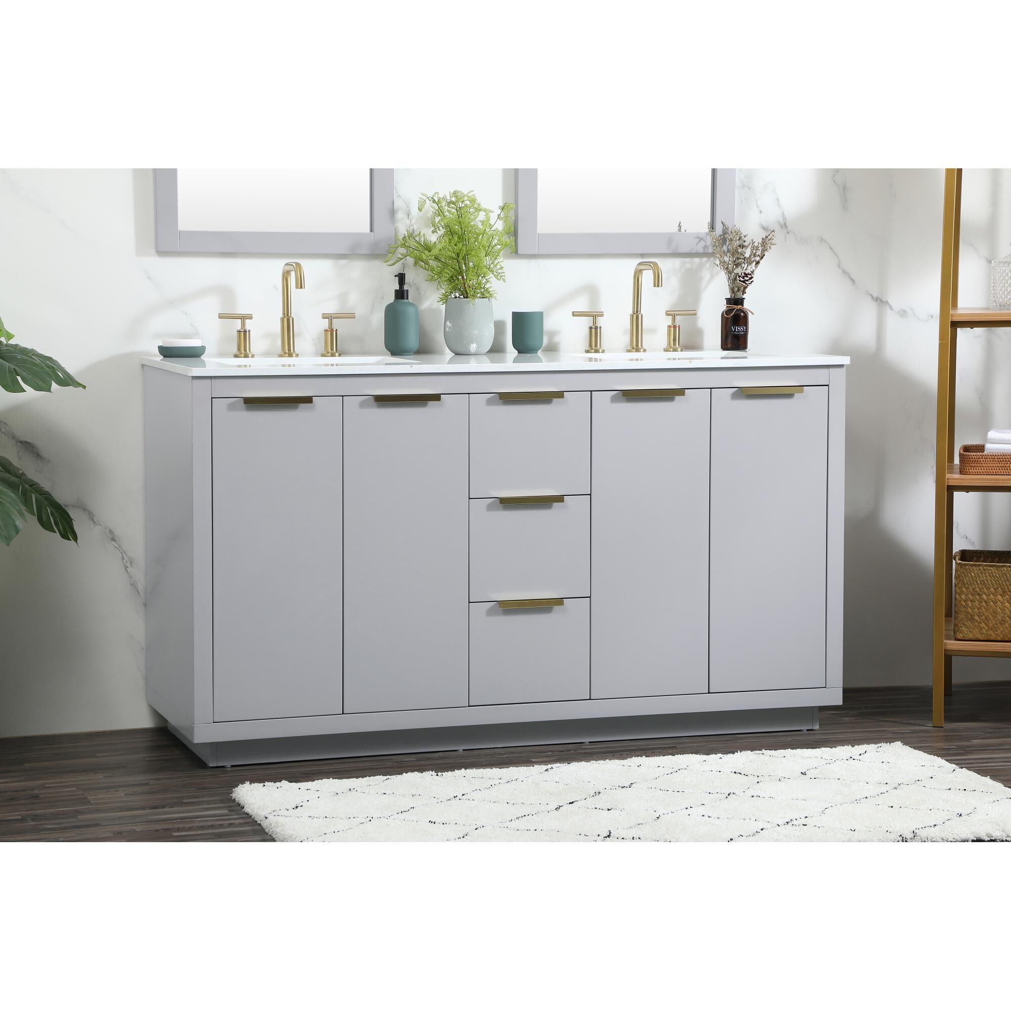 Blake 60 Inch Bath Vanity by Elegant Decor