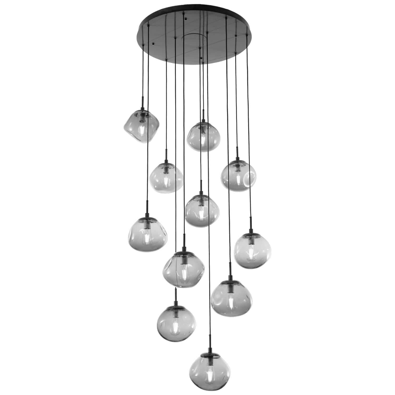 Levi Wilson Nebula 37 Inch 11 Light Multi Light Pendant by Hammerton Studio