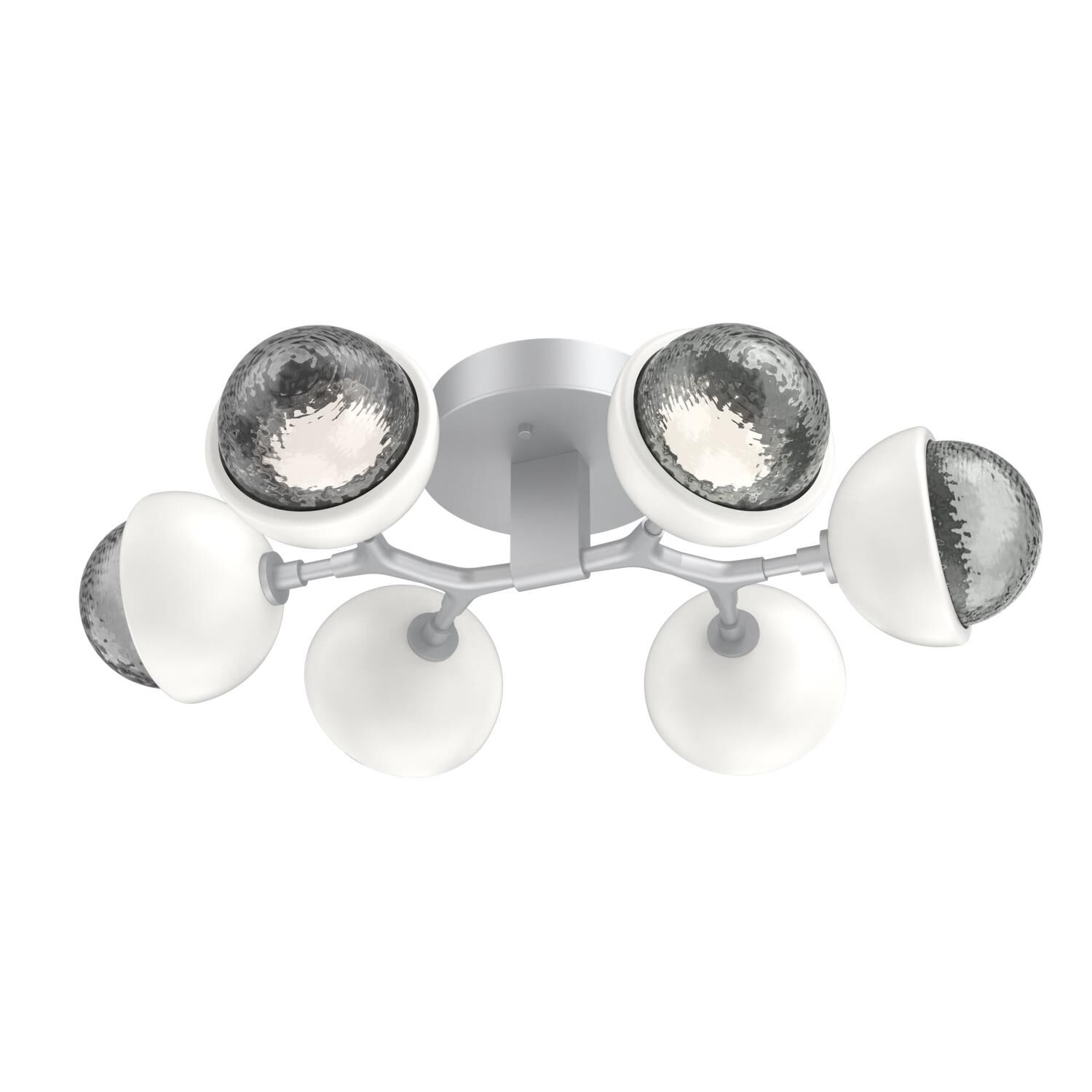 Shown in Classic Silver finish and Smoke glass and Salt White accent
