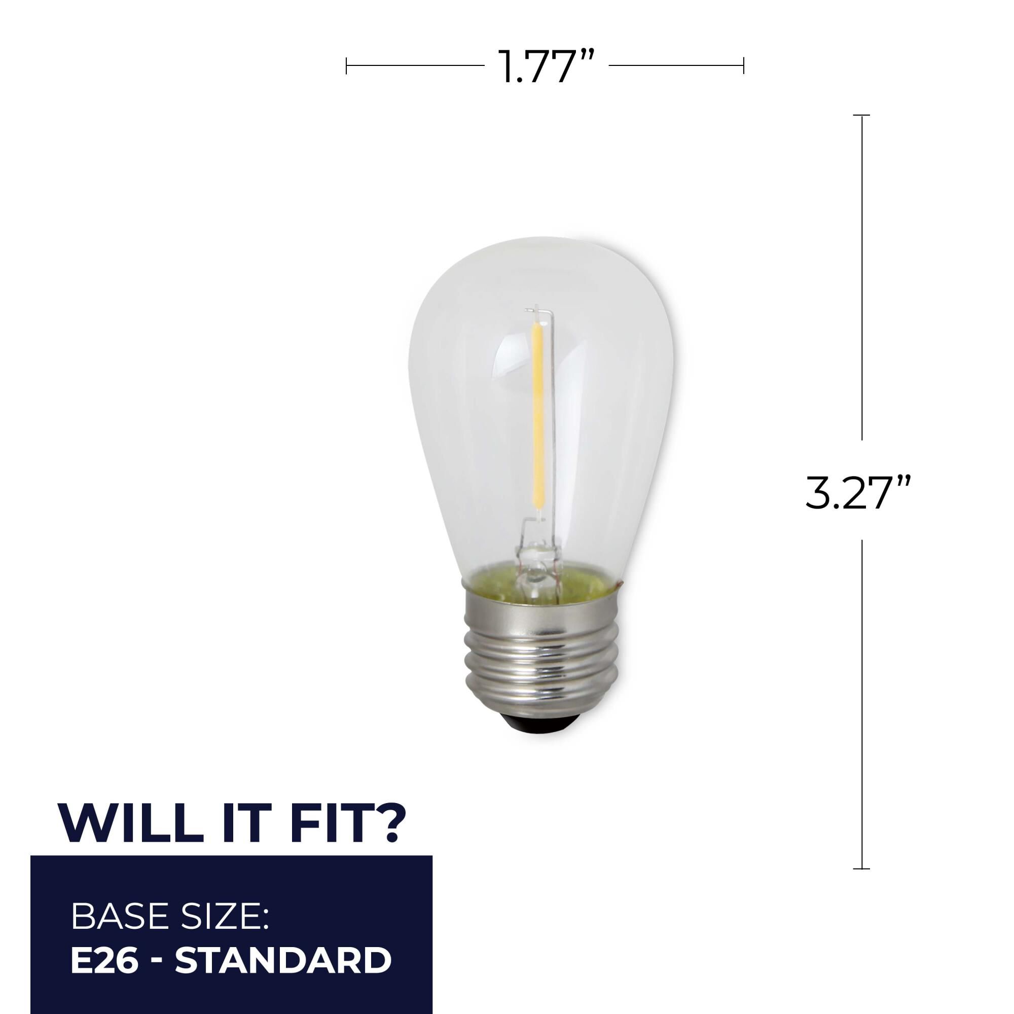 0.70 Watt 2400K S14 LED Light Bulb by Bulbrite