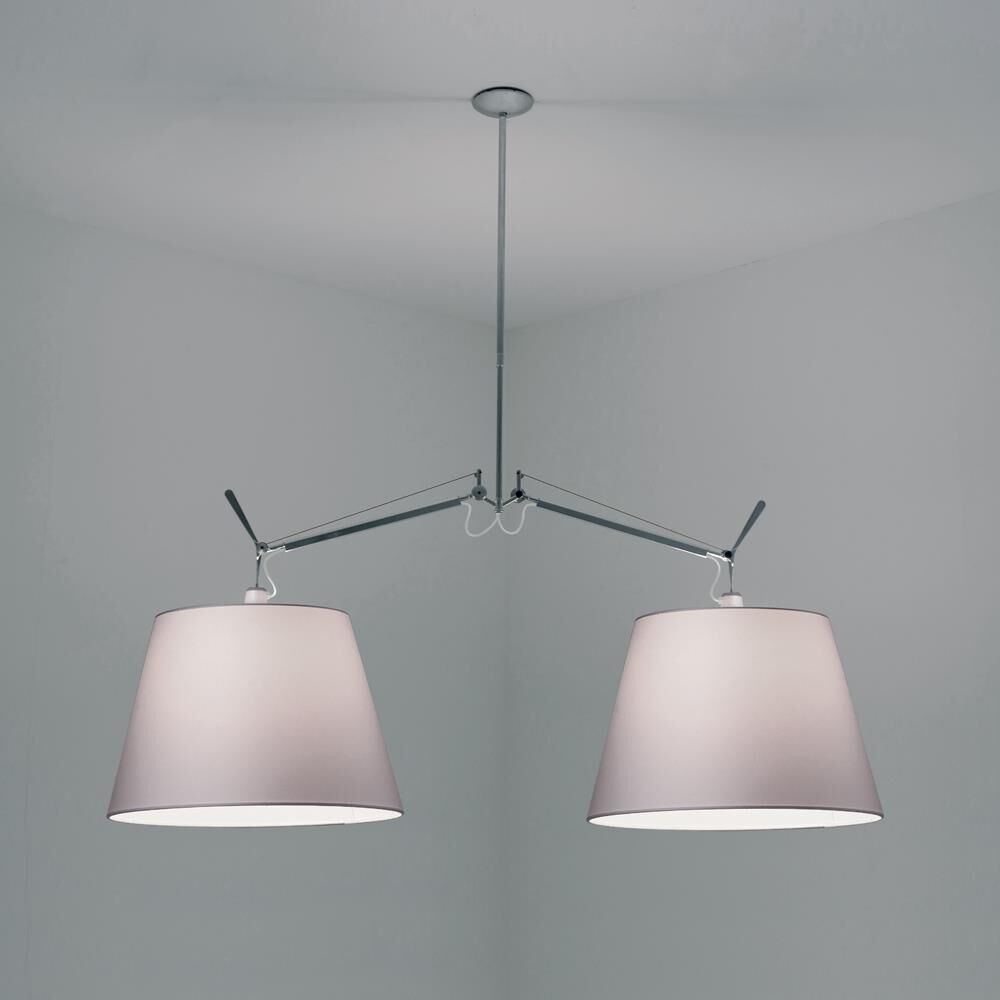 Michele De Lucchi, Giancarlo Fassina Tolomeo 58 Inch 2 Light Linear Suspension Light by Artemide