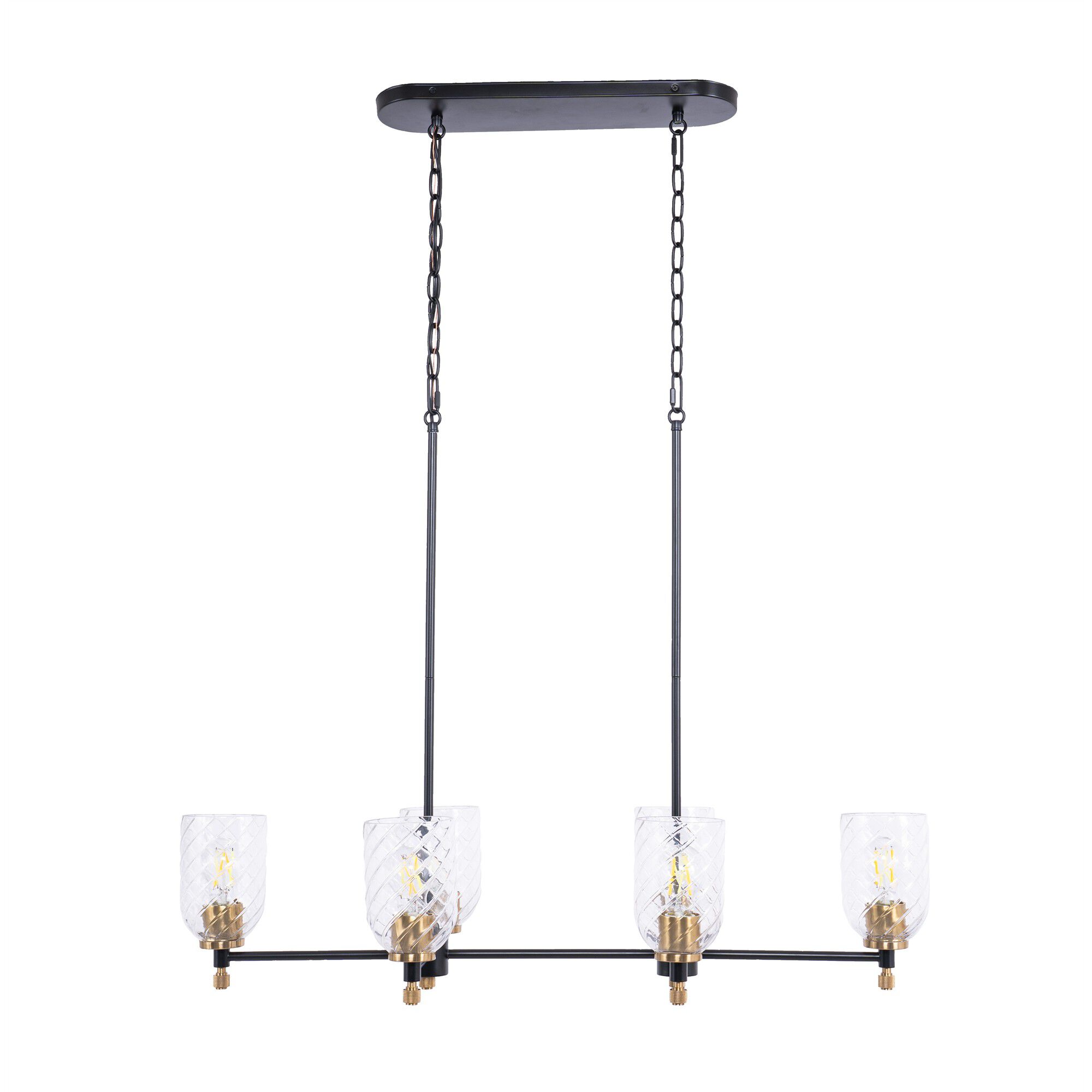 Council Small Linear Chandelier,