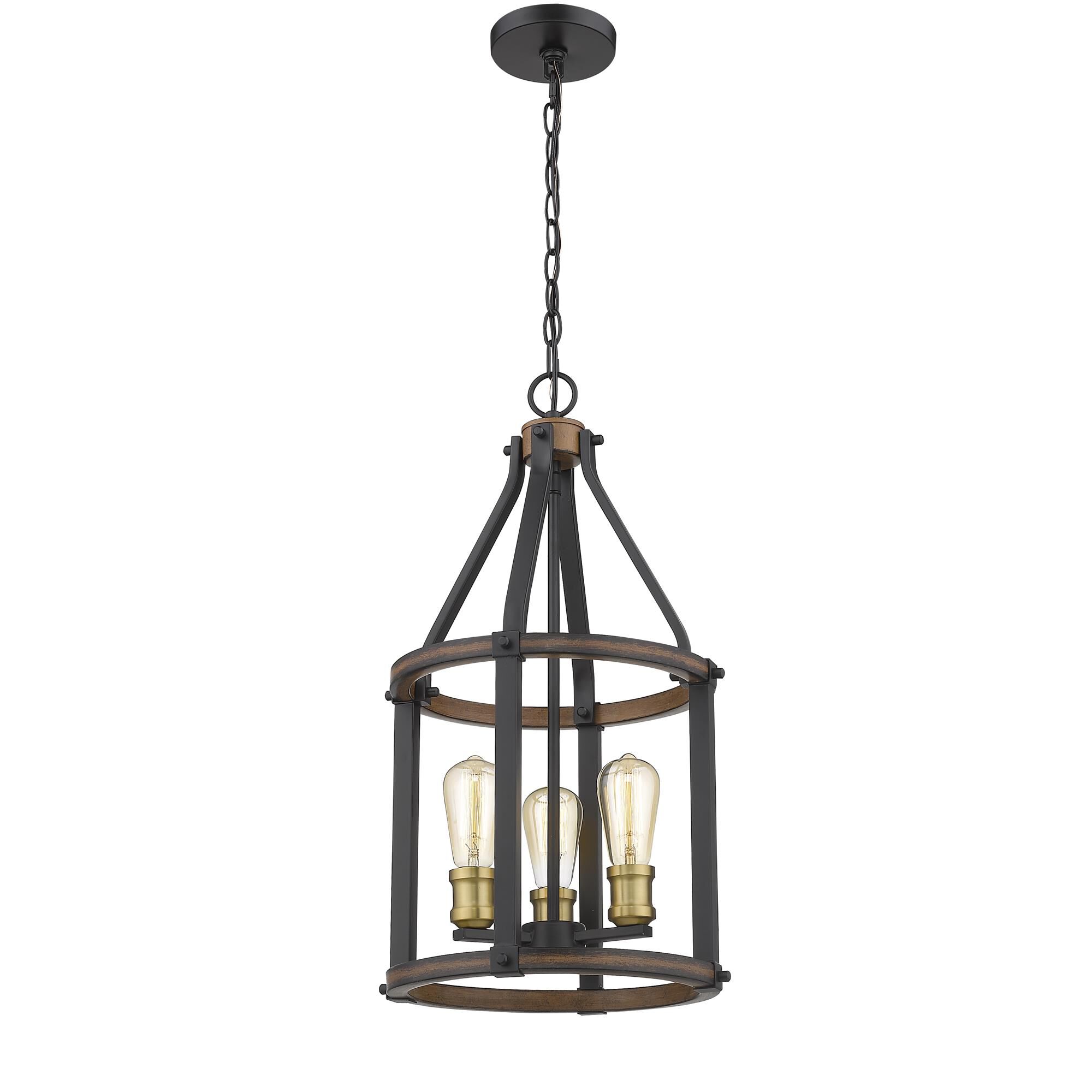 Shown in Rustic Mahogany finish and --- glass and --- shade