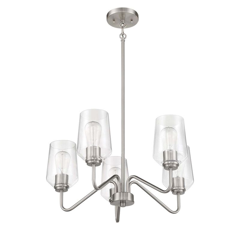 Shayna 23 Inch 5 Light Chandelier by Craftmade