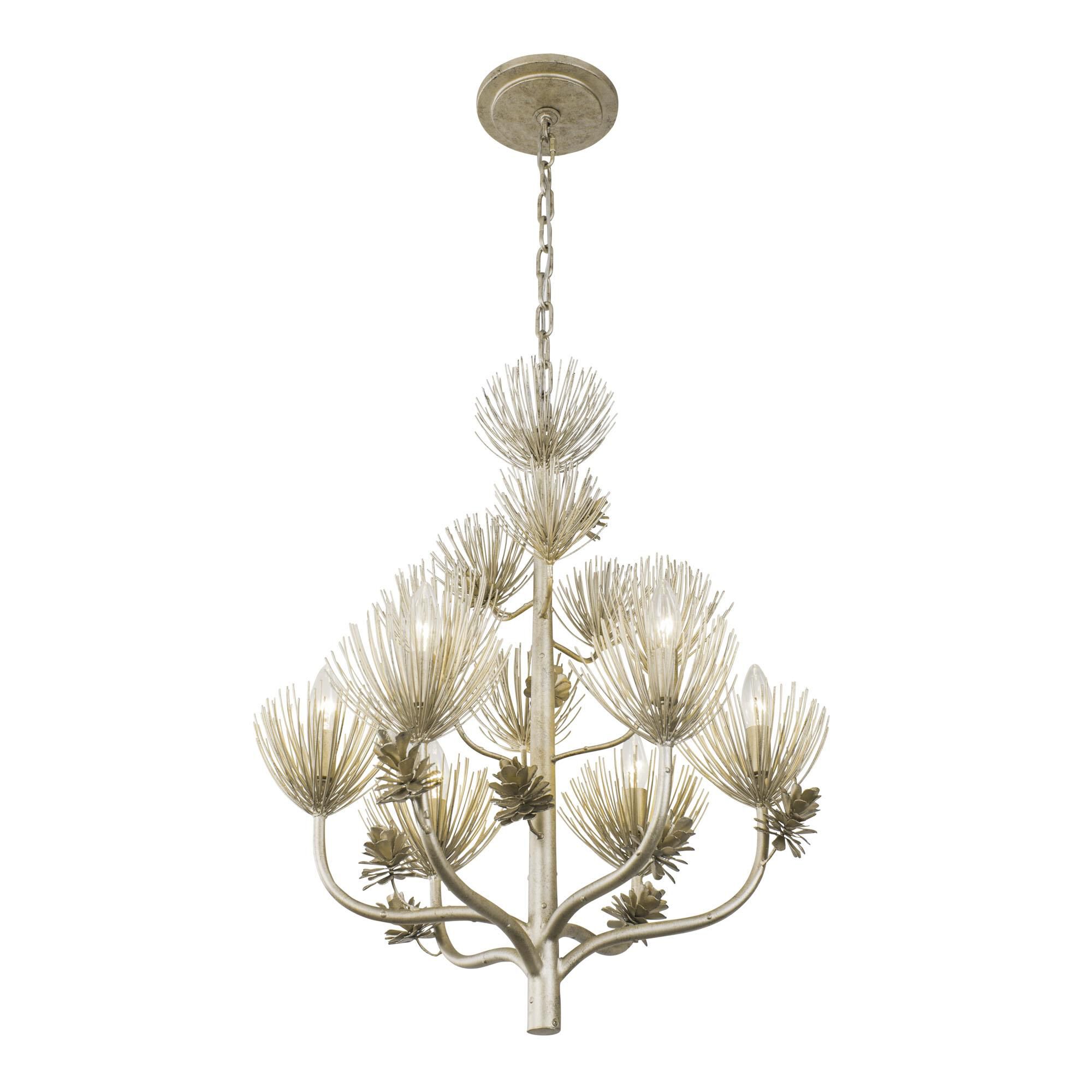 Pinion 24 Inch 6 Light Chandelier by Varaluz