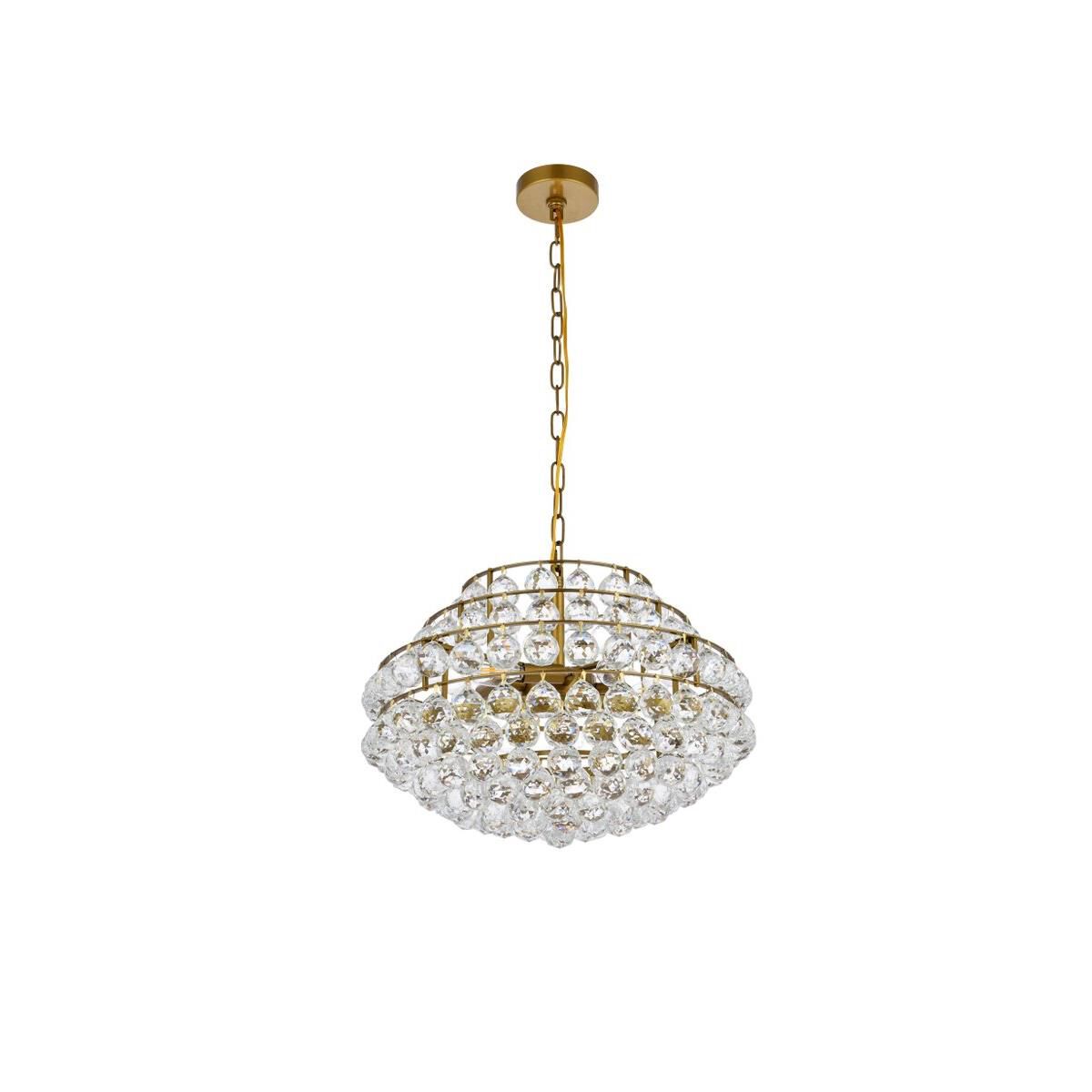 Savannah 20 Inch Large Pendant by Elegant Lighting