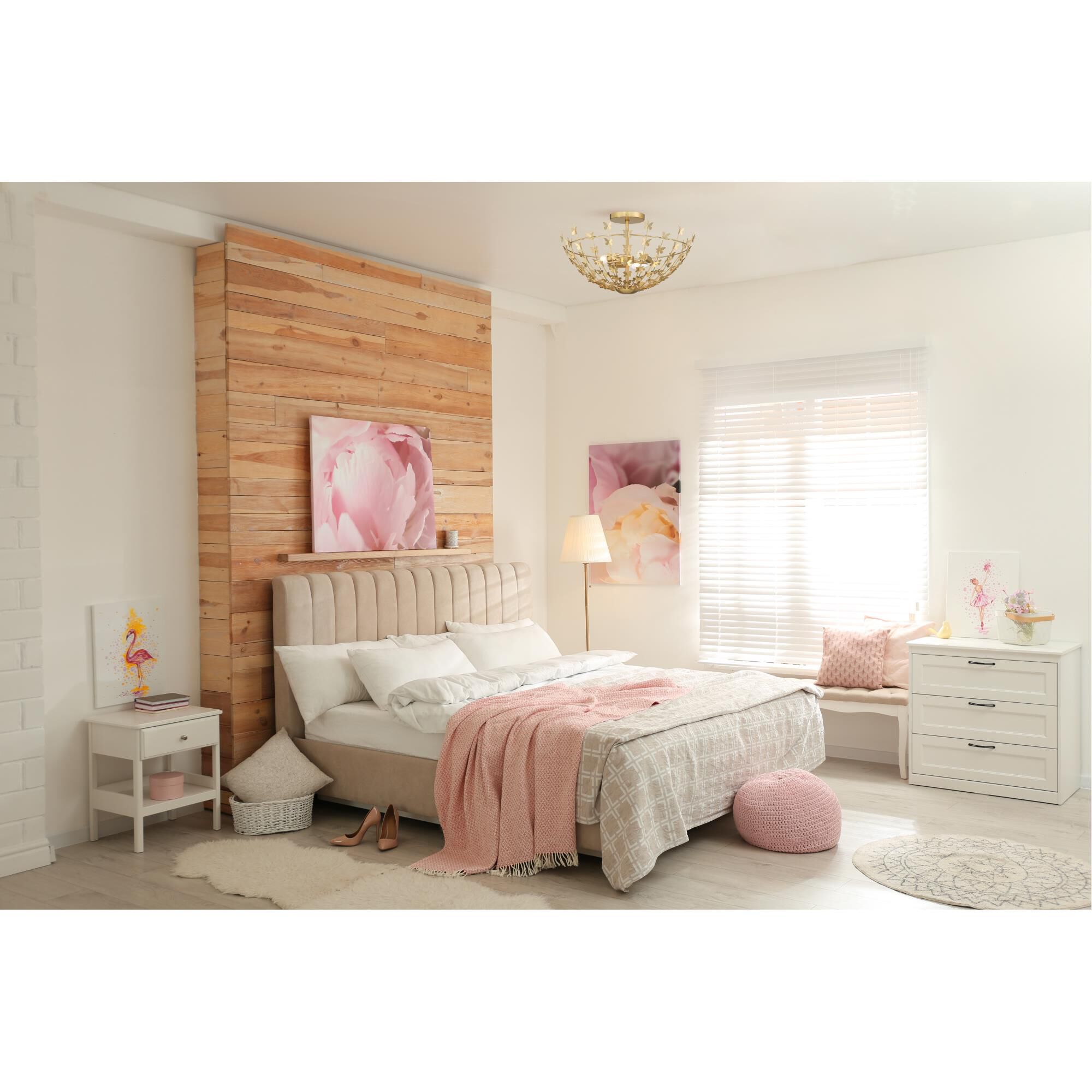 Birch 20 Inch Semi Flush Mount by Savoy House