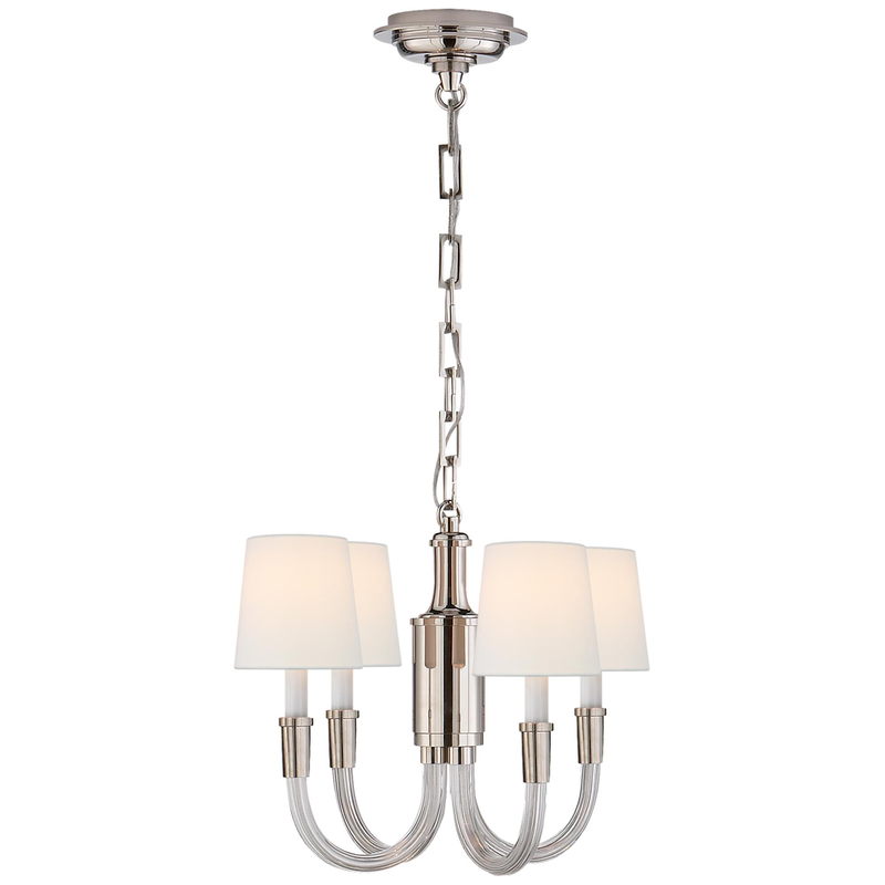 Thomas O'Brien Vivian 18 Inch 4 Light Mini Chandelier by Visual Comfort Signature Collection