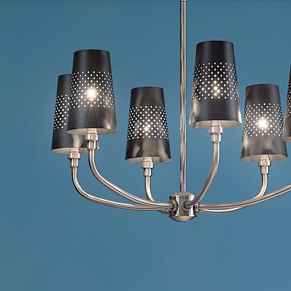Shown in Classic Pewter finish and Metal and Bell shade